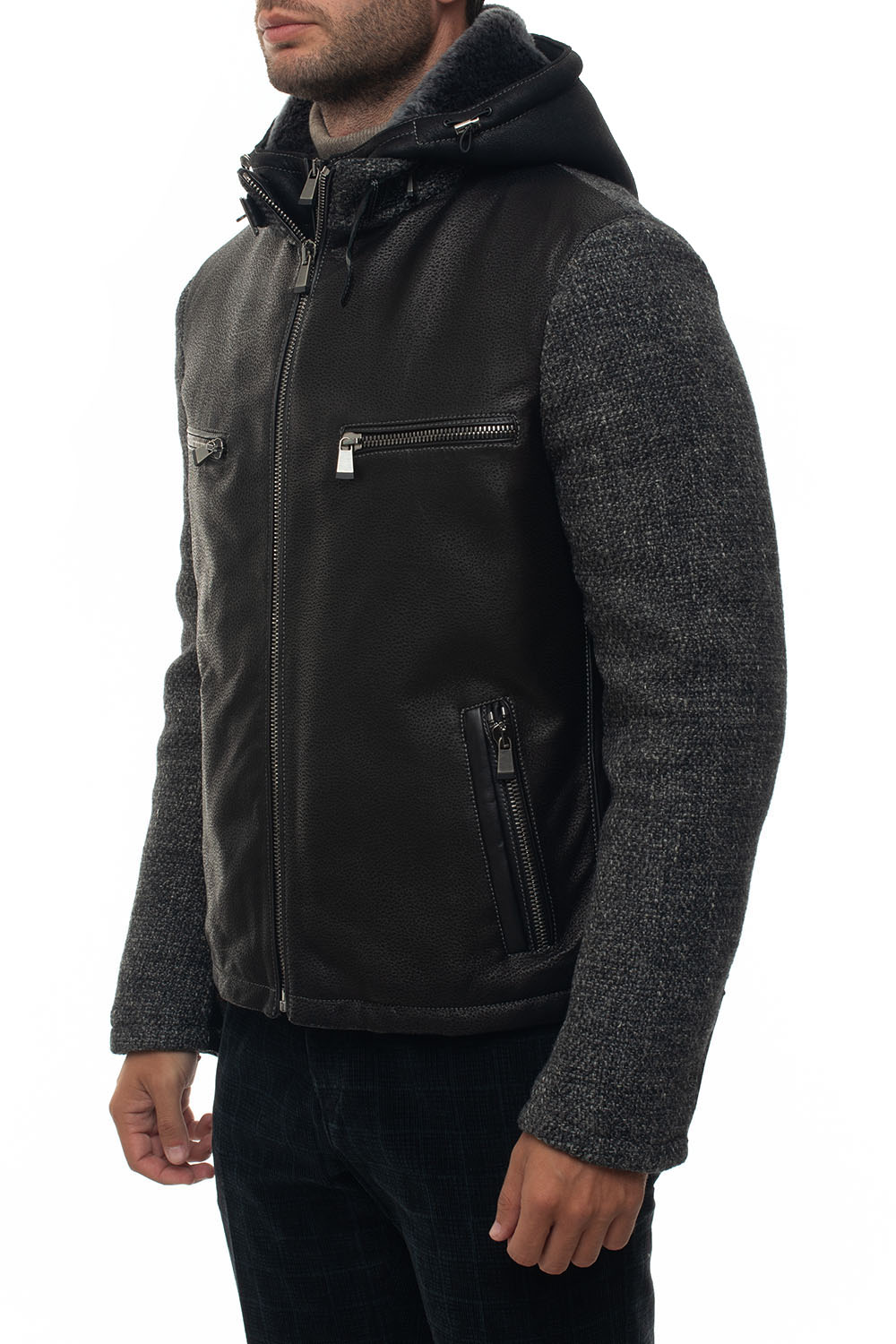  Giubbino In Pelle 