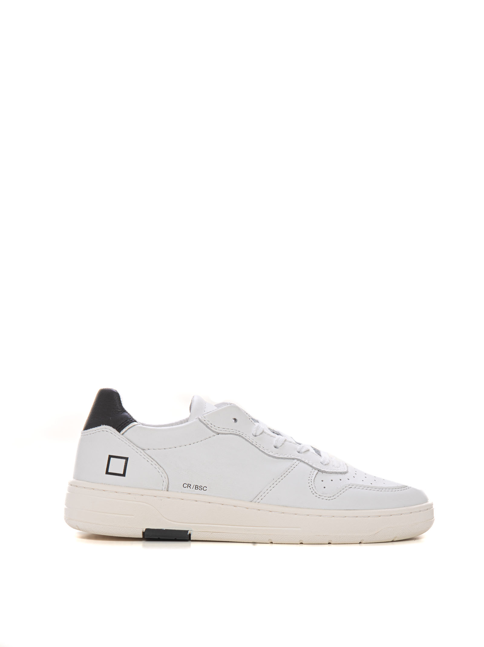 Date Court Basic Sneakers With Laces In White/black