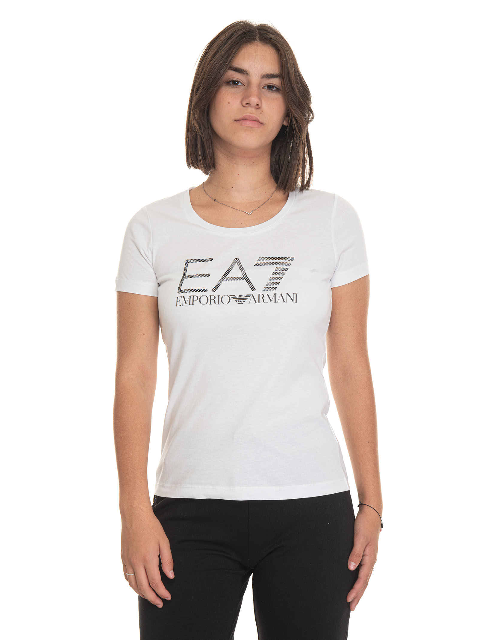 Ea7 T-shirt In White