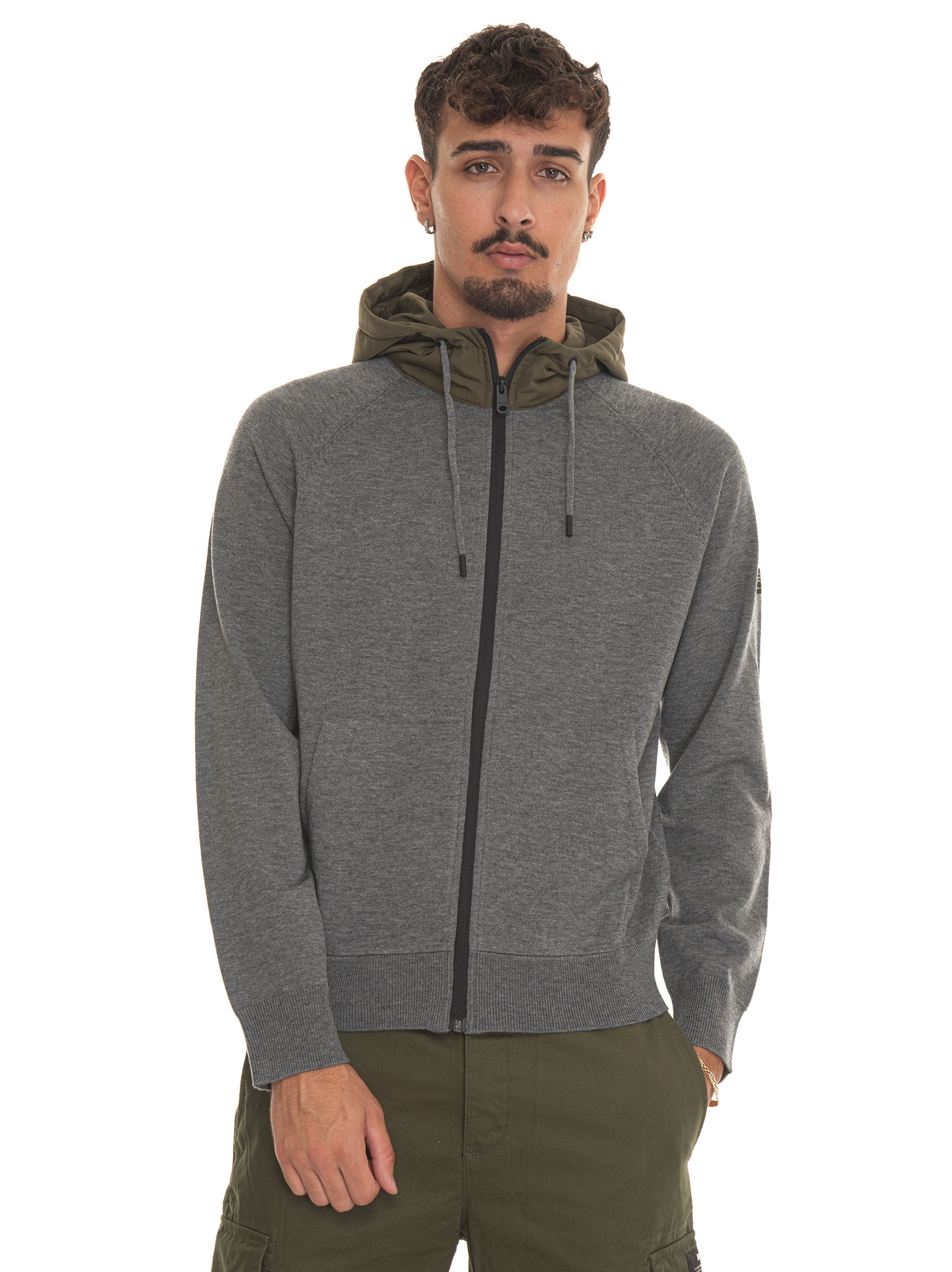 Ecoalf Gaknperal Sweatshirt With Zip In Grey