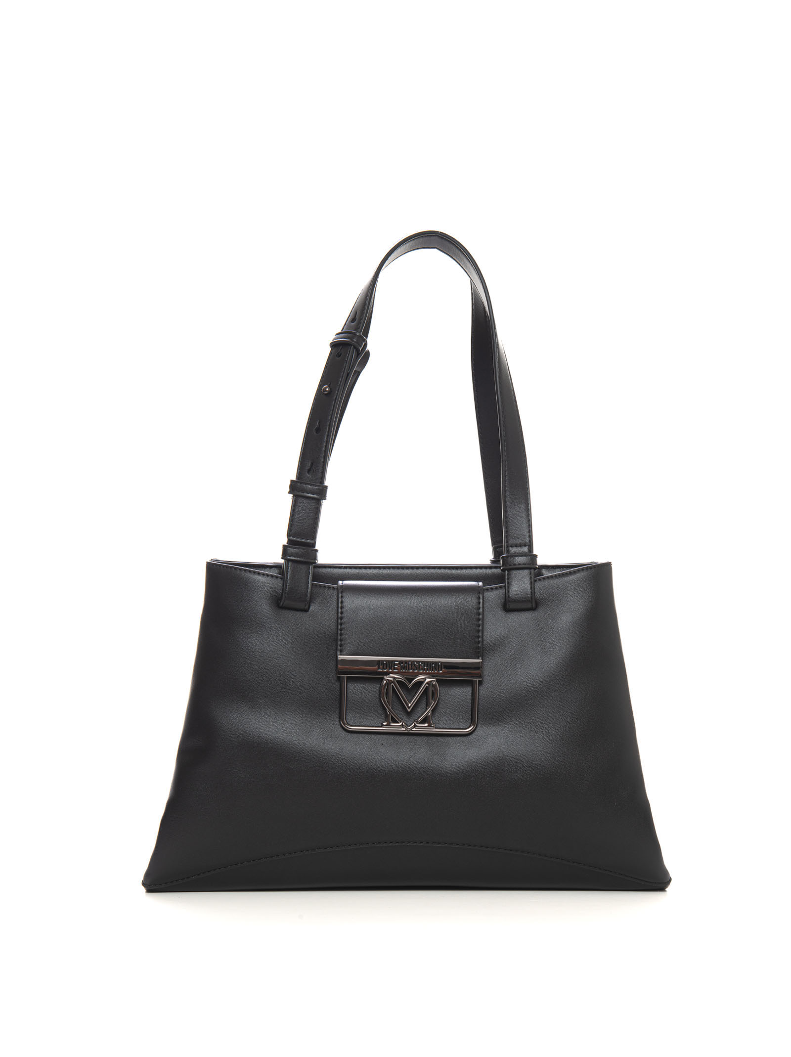 Love Moschino Large Shopping Bag In Black
