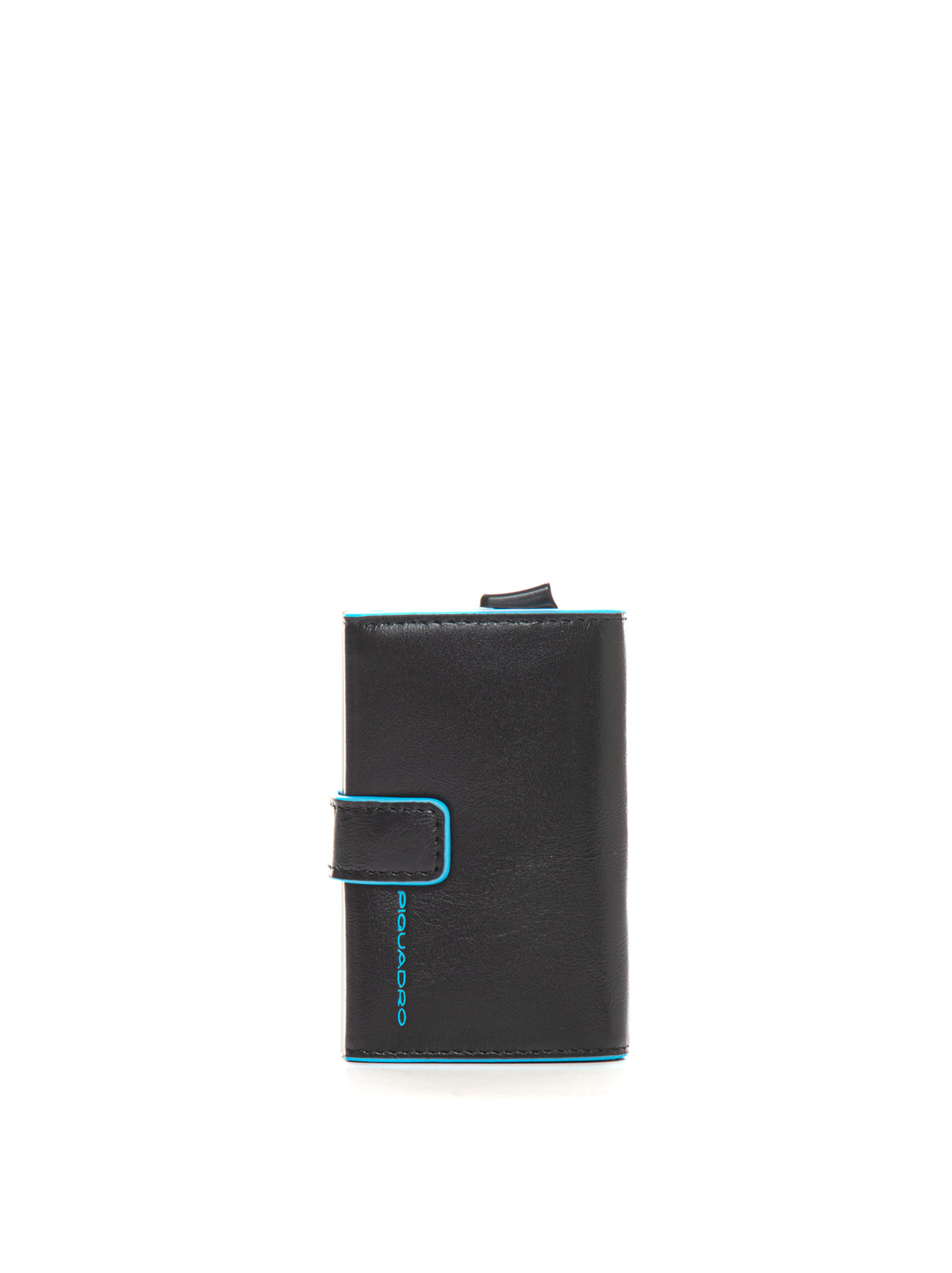 Piquadro Leather Card Holder In Black
