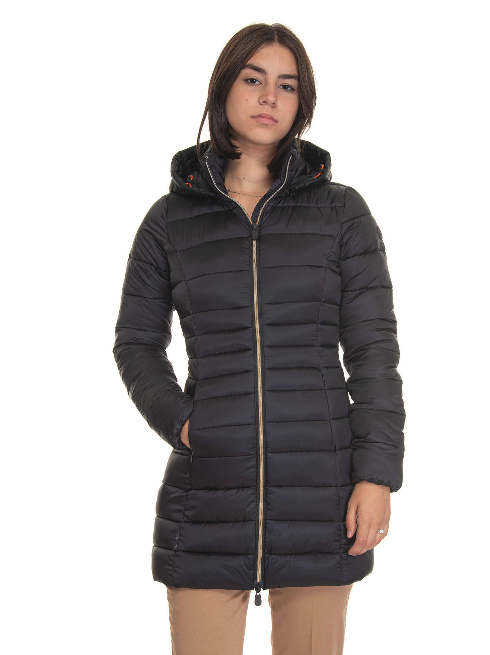 Save The Duck Reese Padded Parka Coat In Black