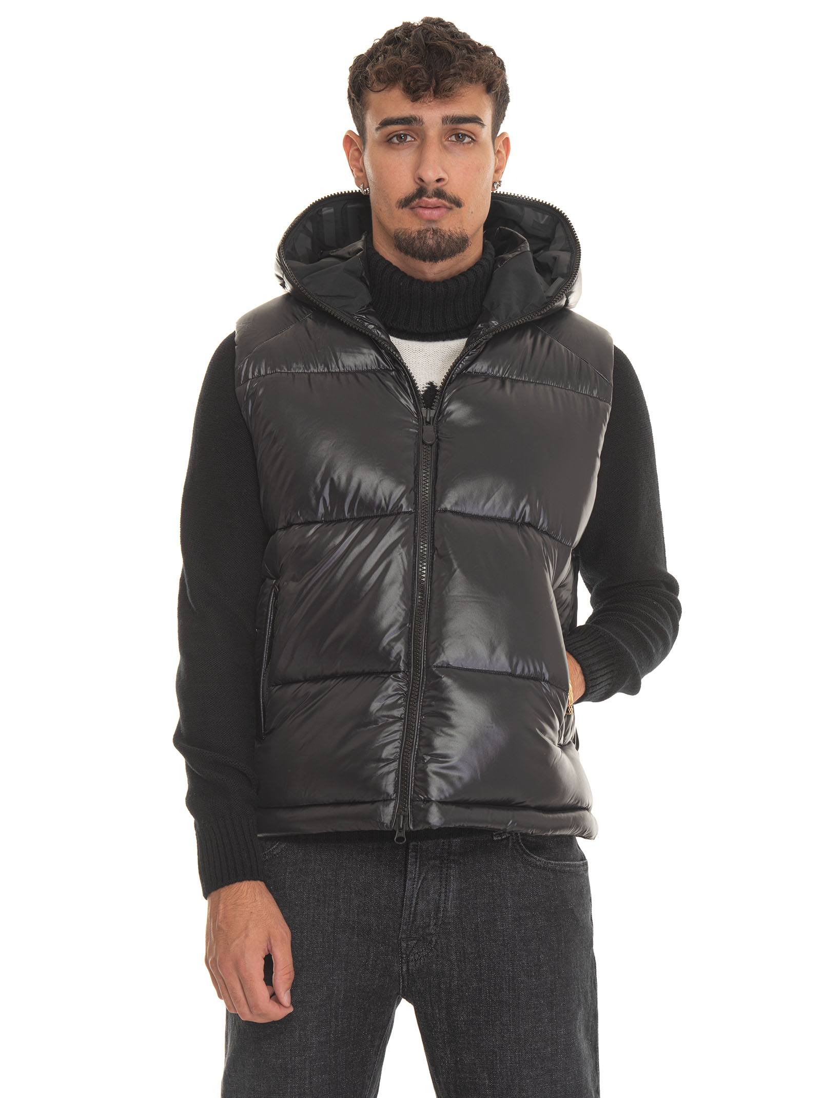 Save The Duck Dexter Quilted Gilet In Black