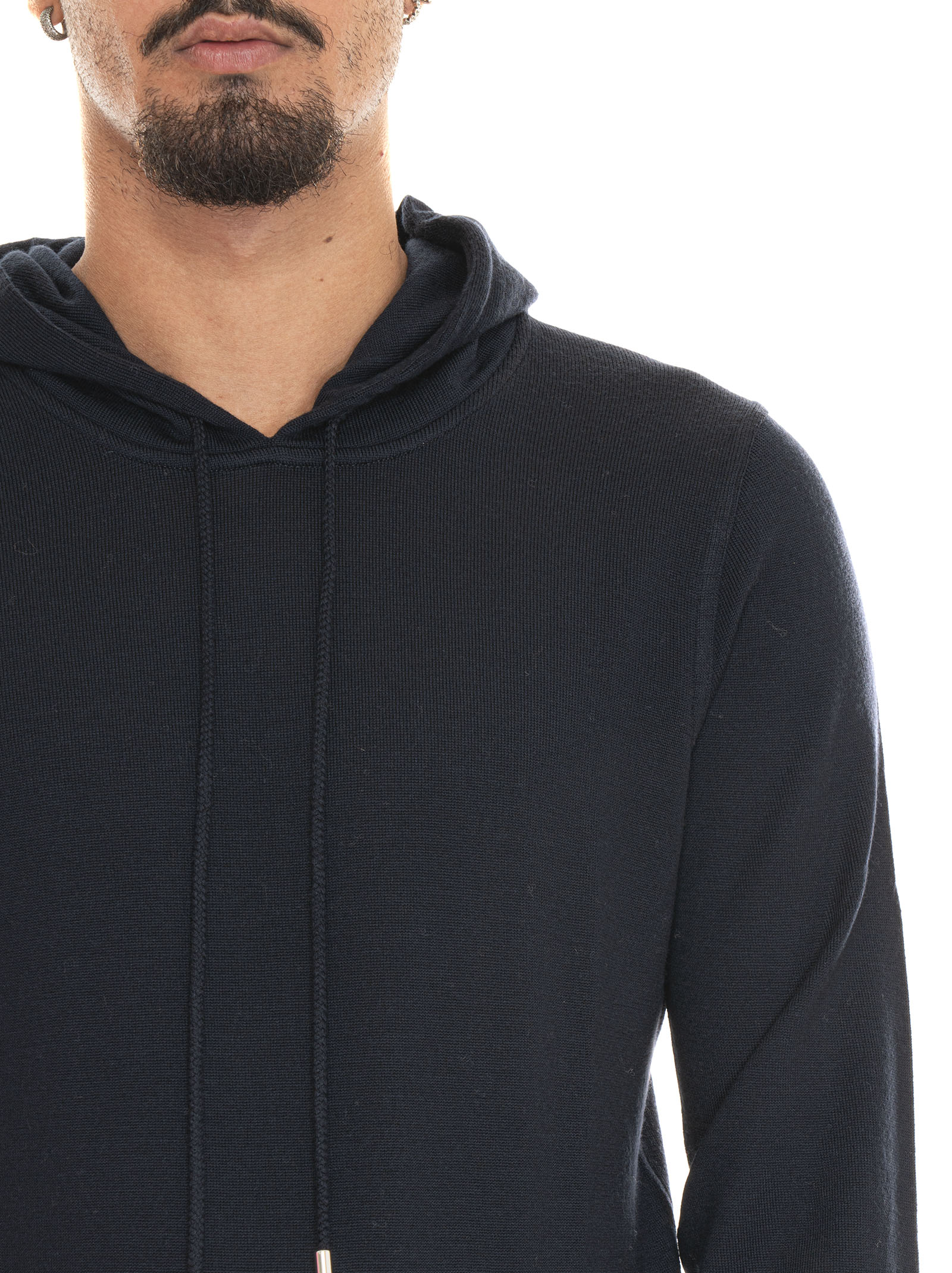  Felpa Con Cappuccio Travel Wool 