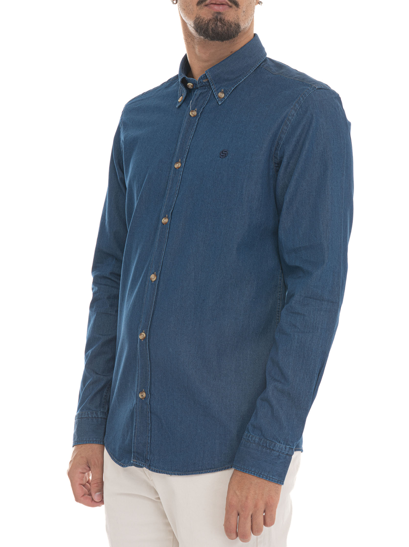  Camicia Jeans H-roan-bd 