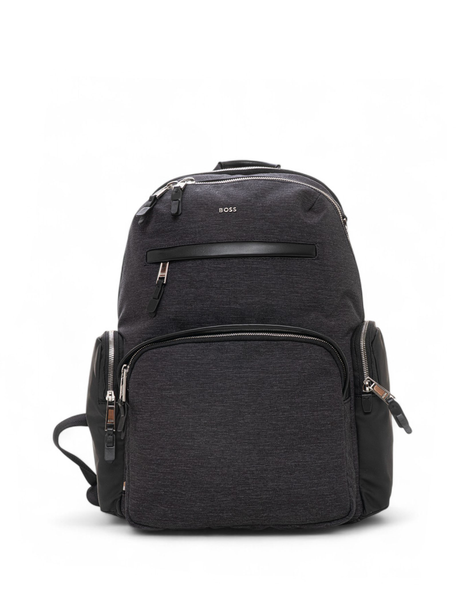 Boss Zaino Tempo Libero Zaino Con Scomparto Per Laptop Highway Ml Backpack Dark Grey Grigio Scuro
