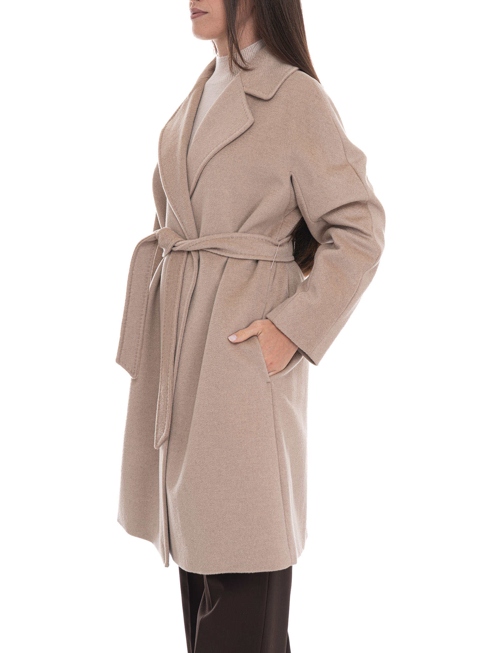  Cappotto In Lana Corte 