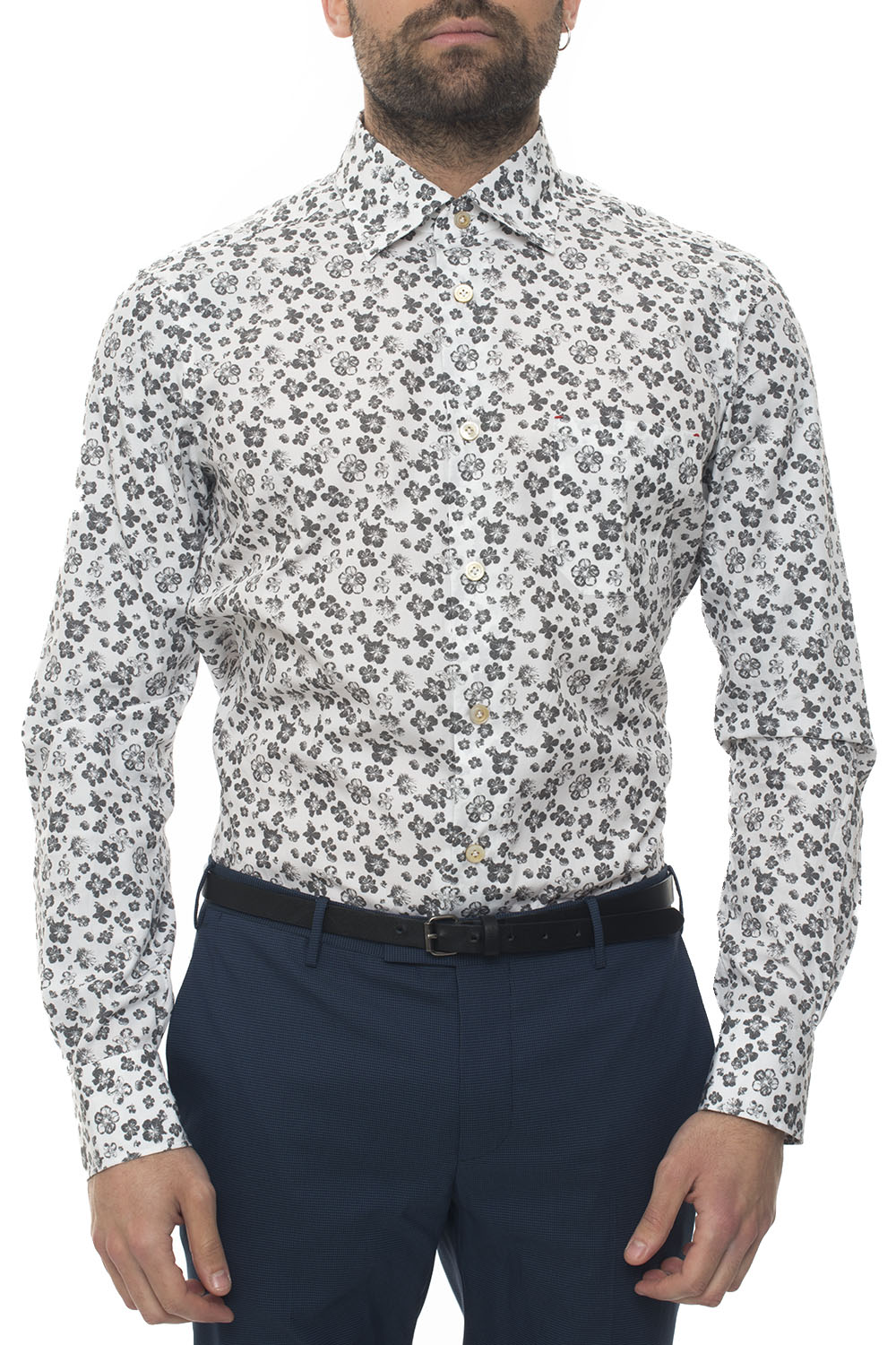  Kiton Camicia Manica Lunga 