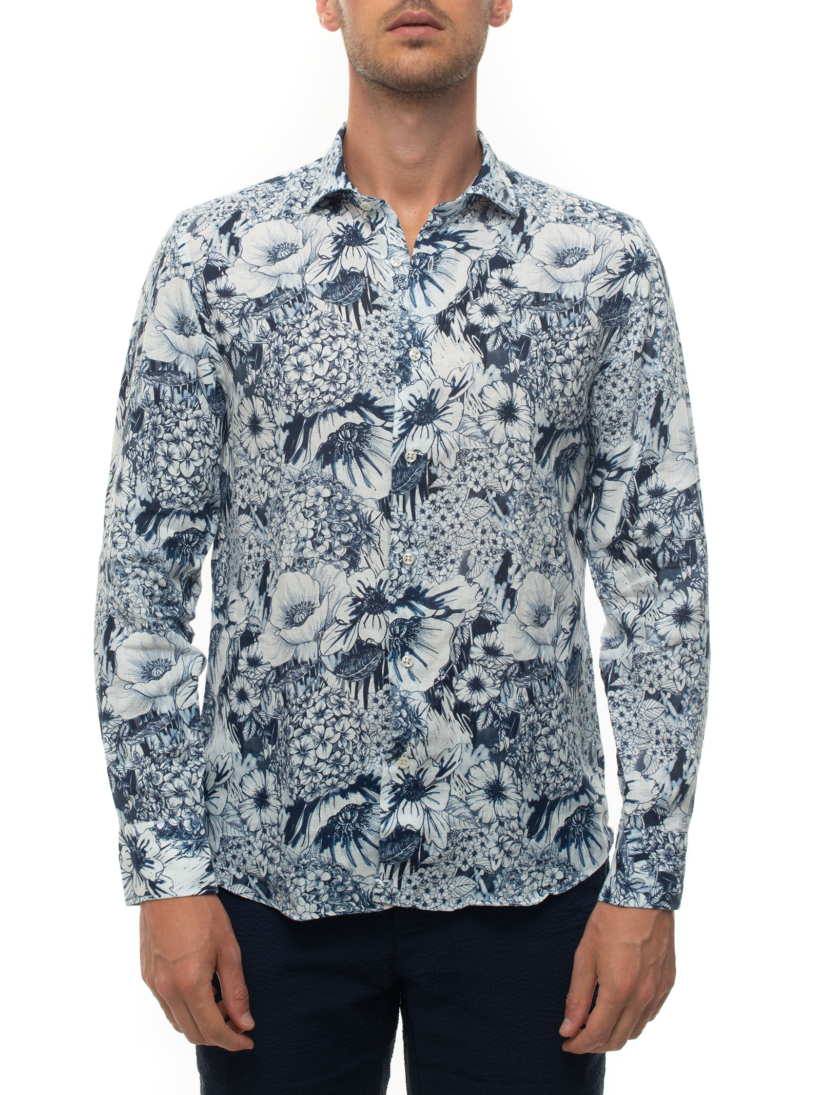  Camicia Da Uomo Fantasia 