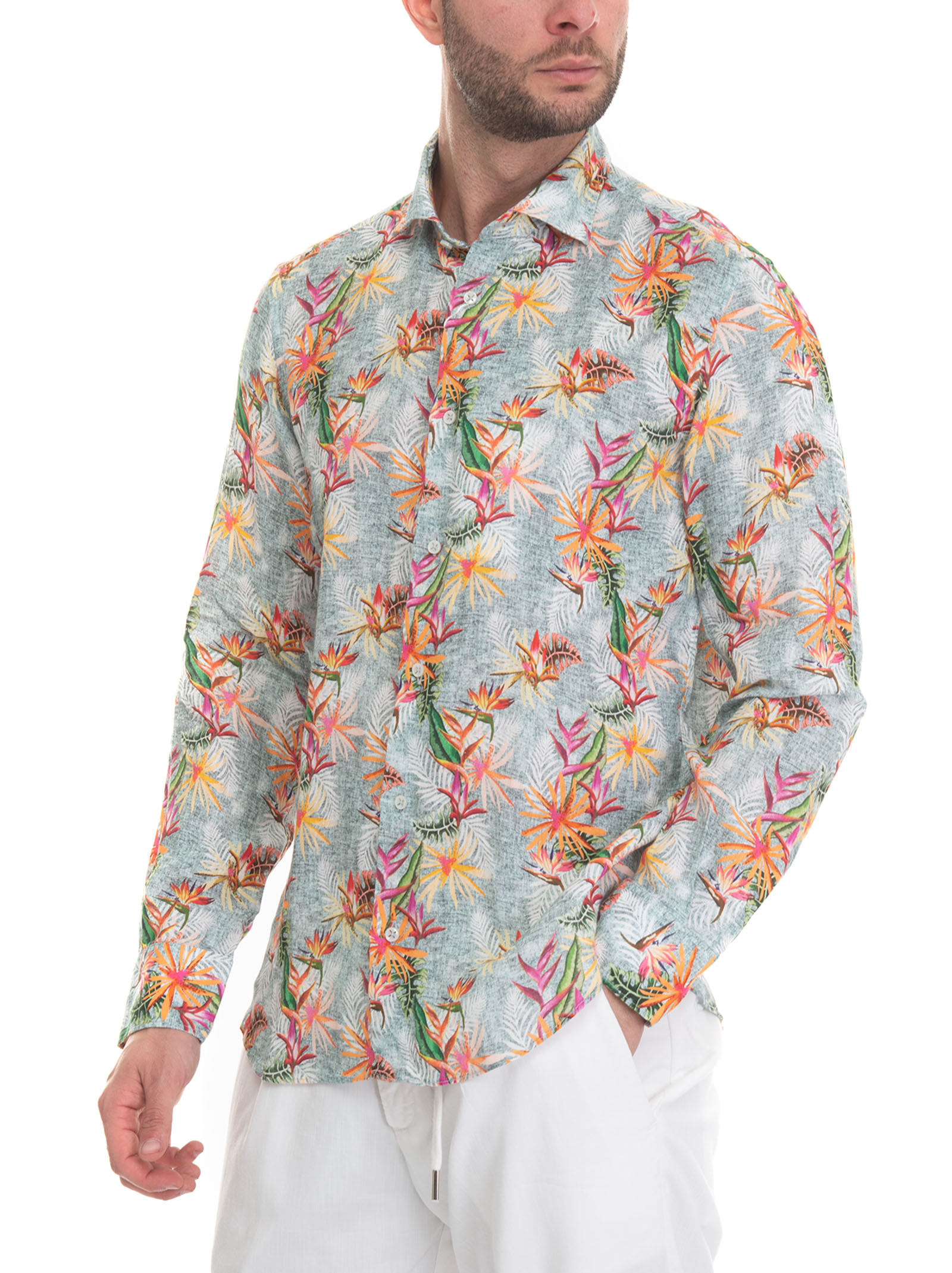  Camicia In Lino 
