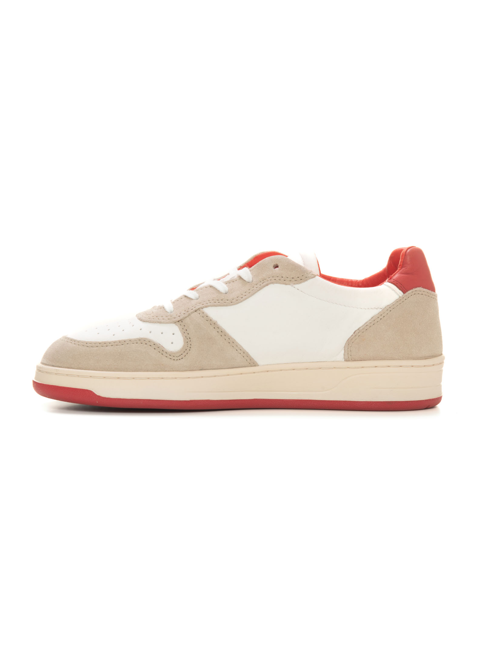  Sneakers In Pelle Con Lacci Court Leather 