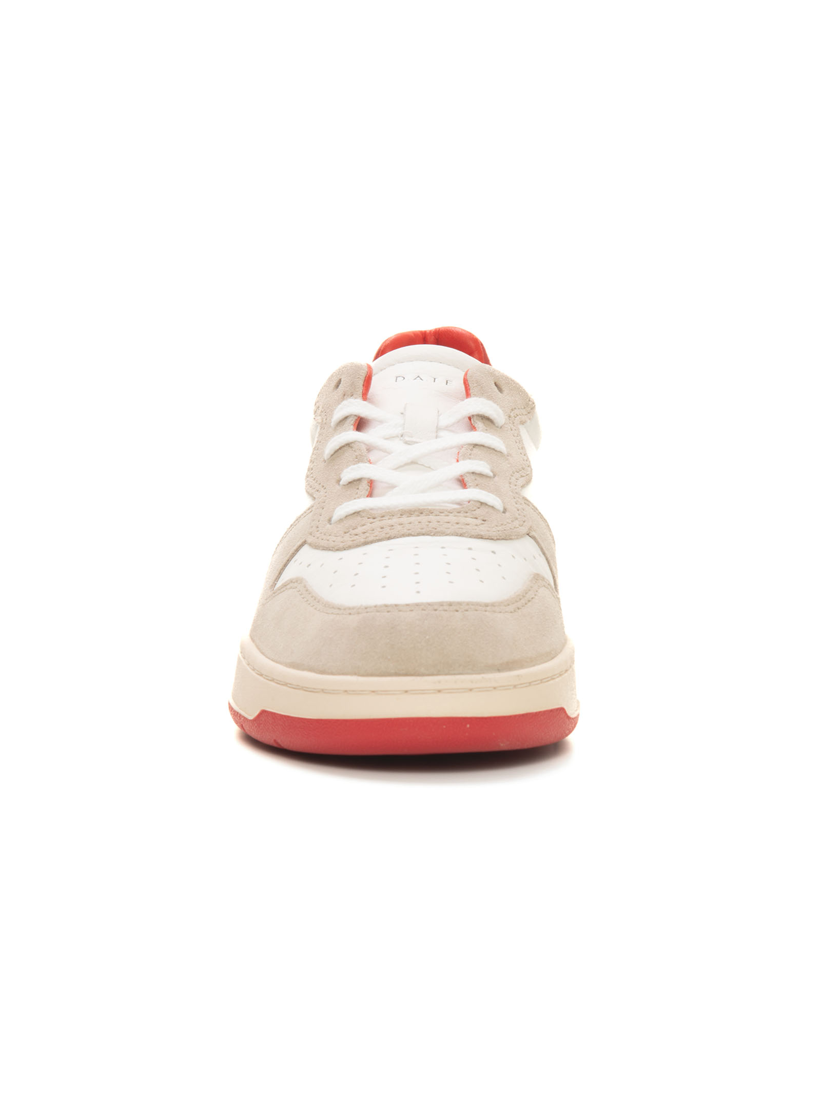  Sneakers In Pelle Con Lacci Court Leather 