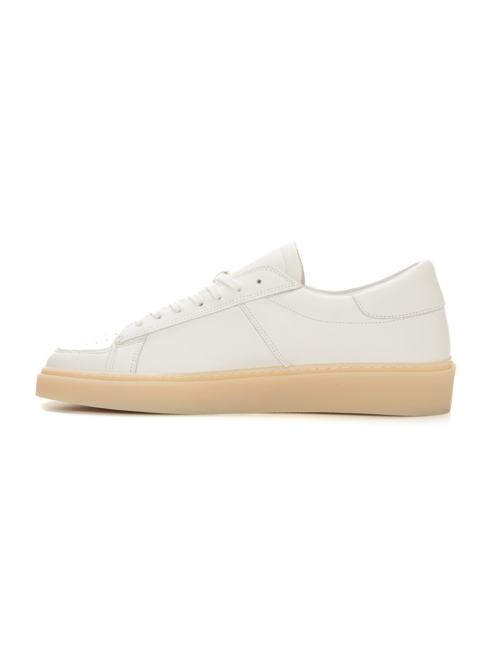  Sneakers In Pelle Con Lacci Ponente 