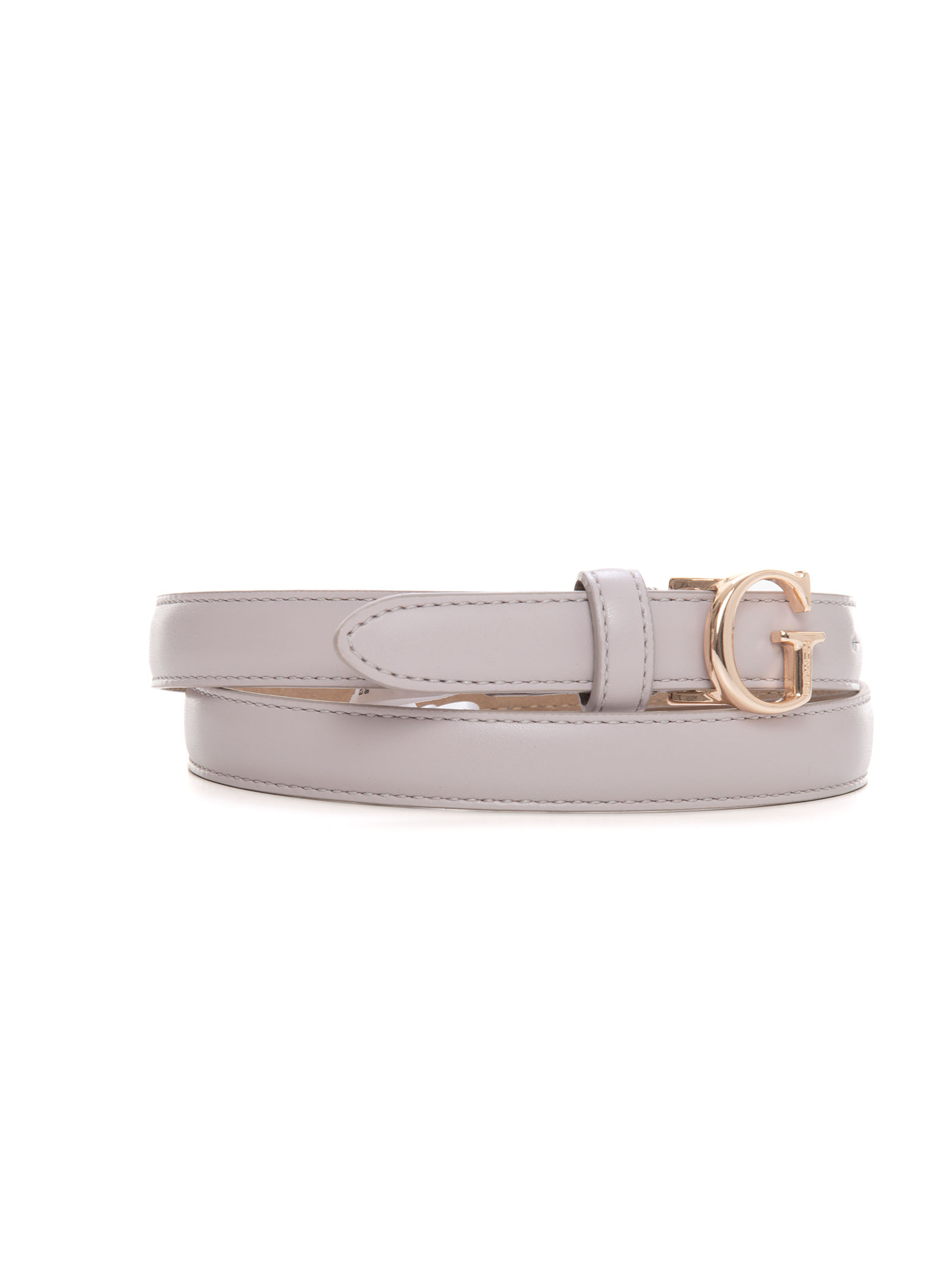  Cintura Sottile In Pelle 