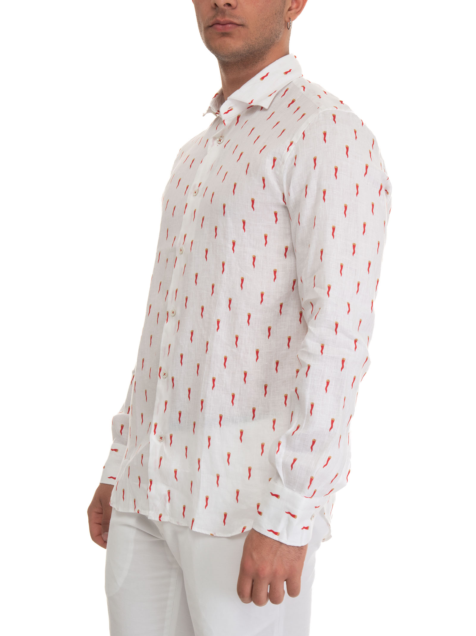  Camicia In Lino 