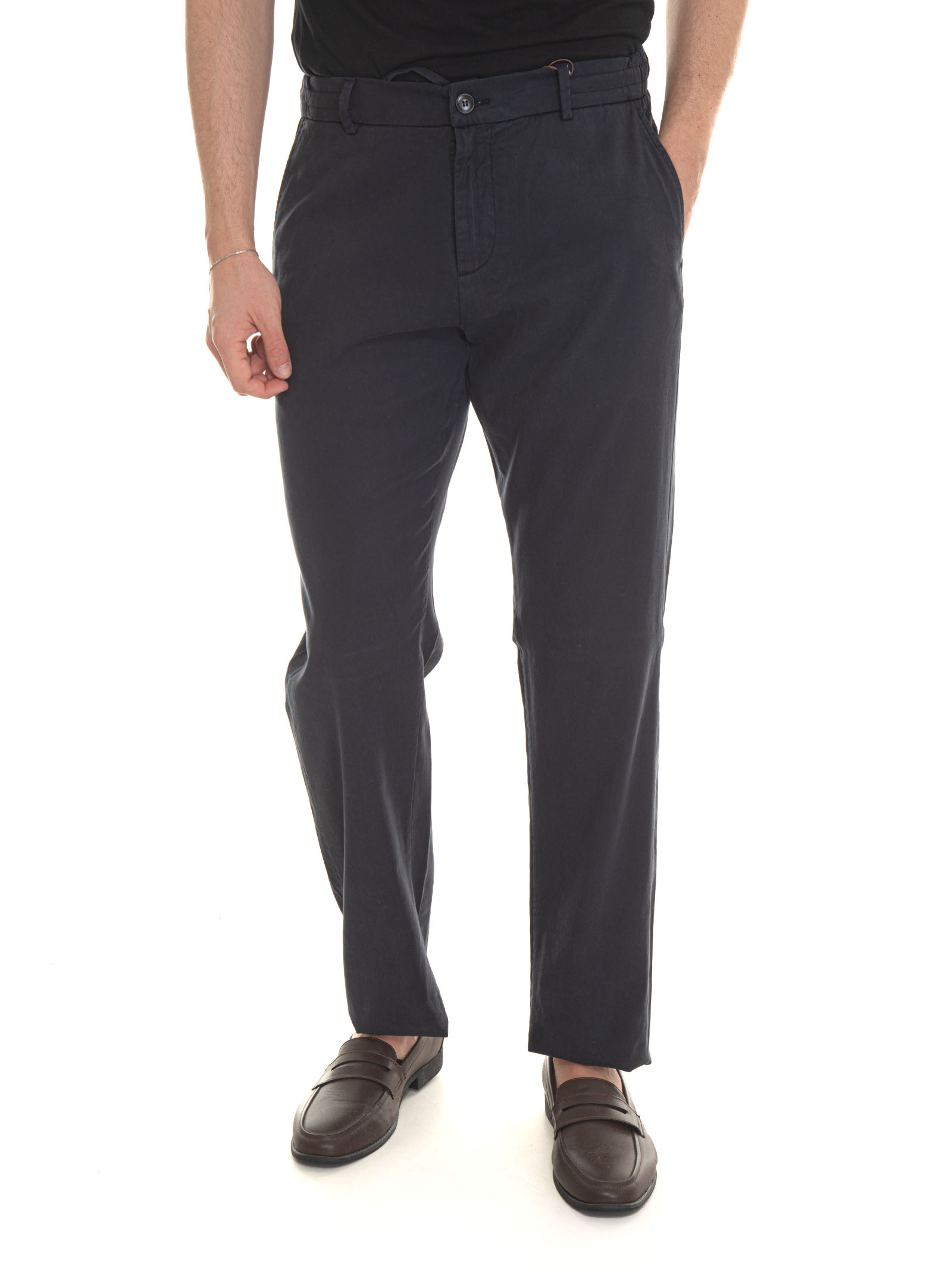 Canali Jogger Trousers In Blue