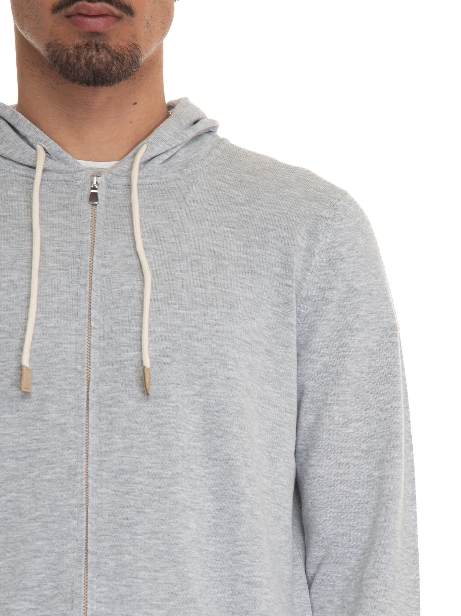  Cardigan Zip Con Doppio Cursore 