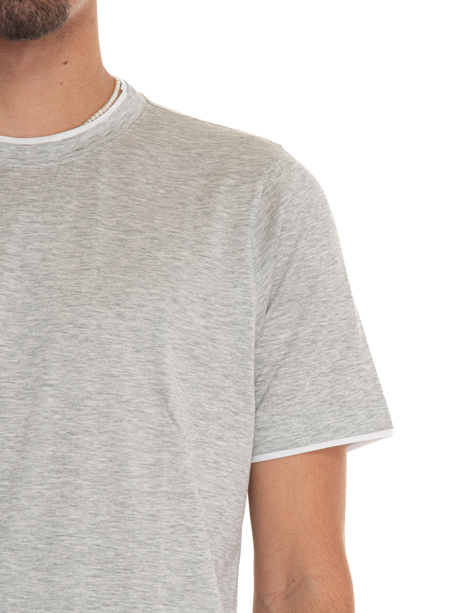  T-shirt Girocollo Mezza Manica 