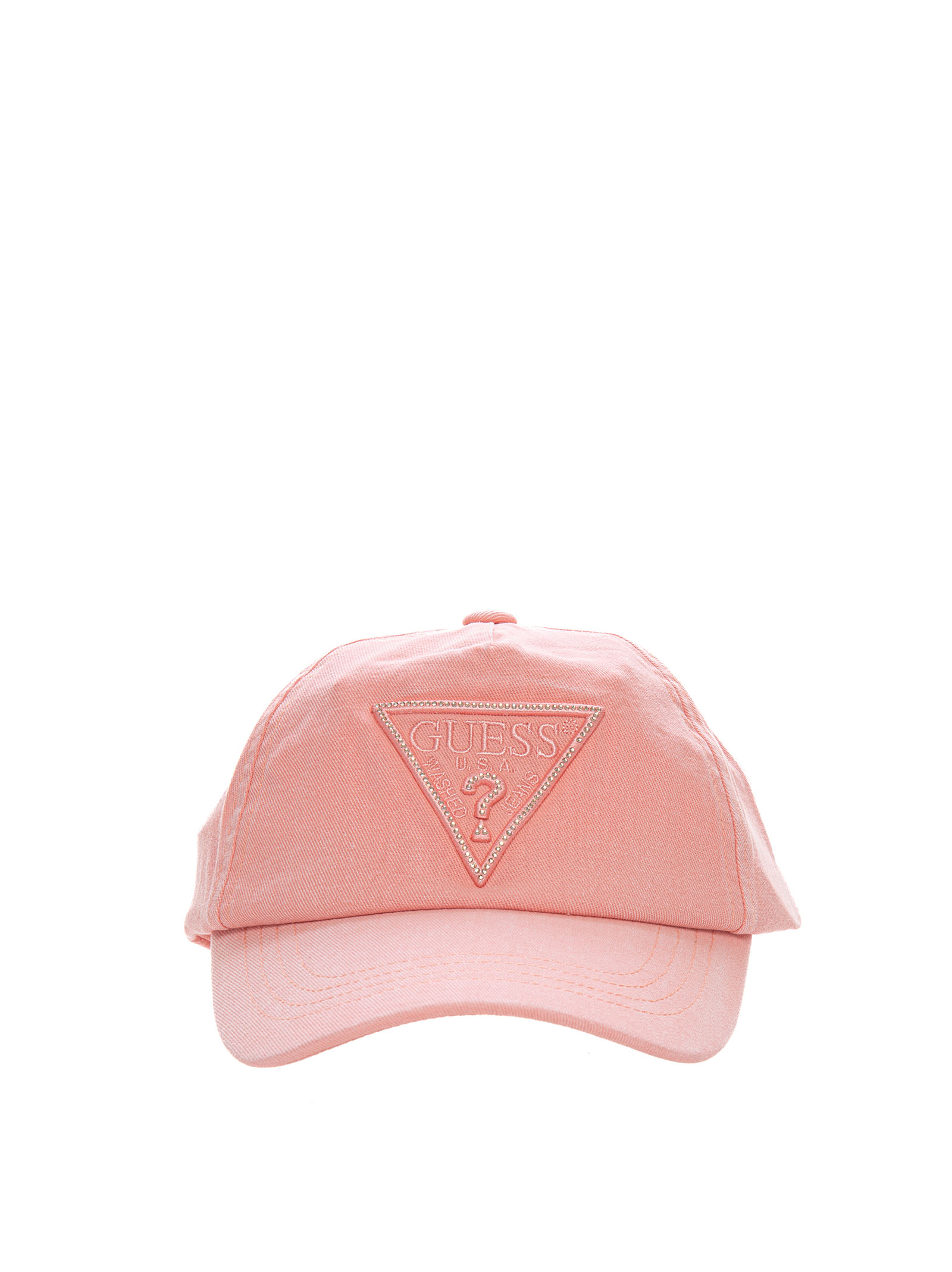 Shop Guess Peaked Hat In Pink