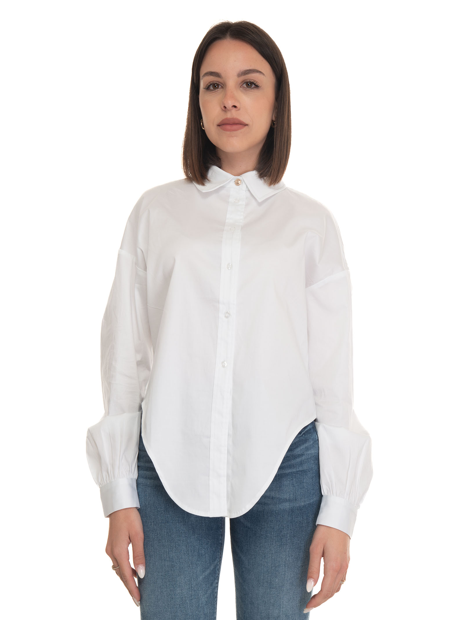 Shop Guess Blouse In White