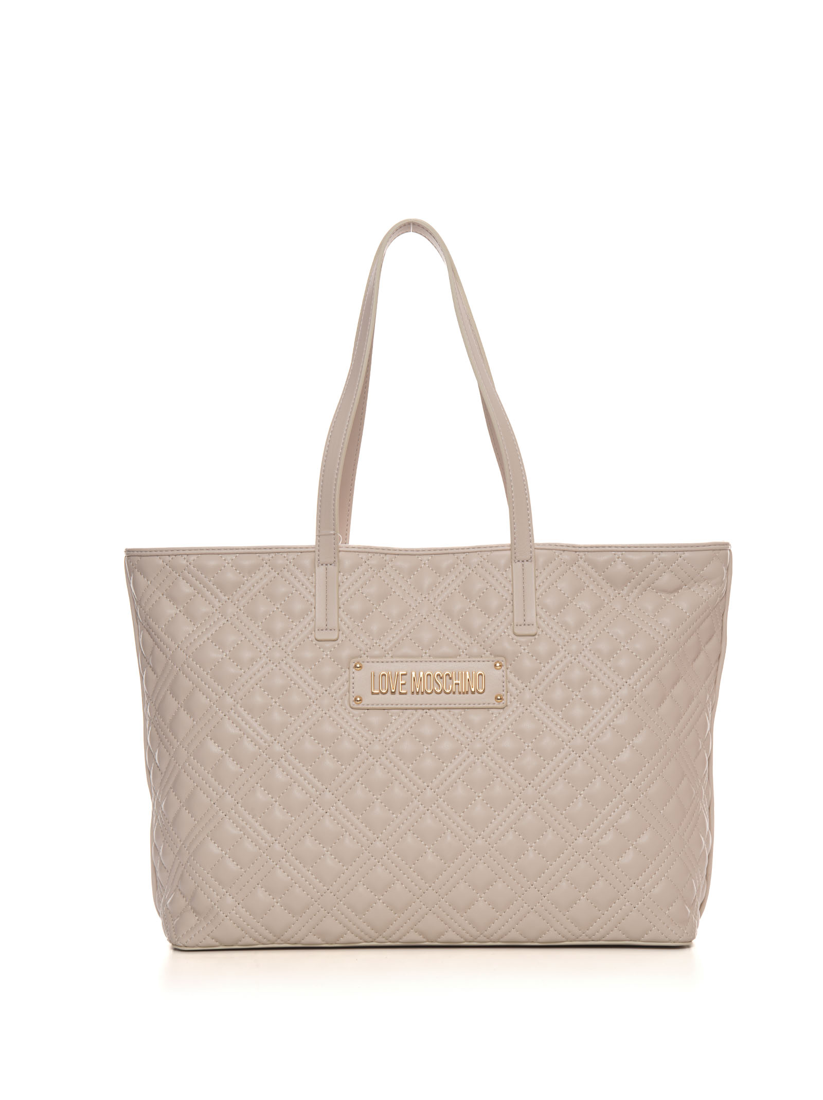 Shop Love Moschino Shopper Bag In Ivory