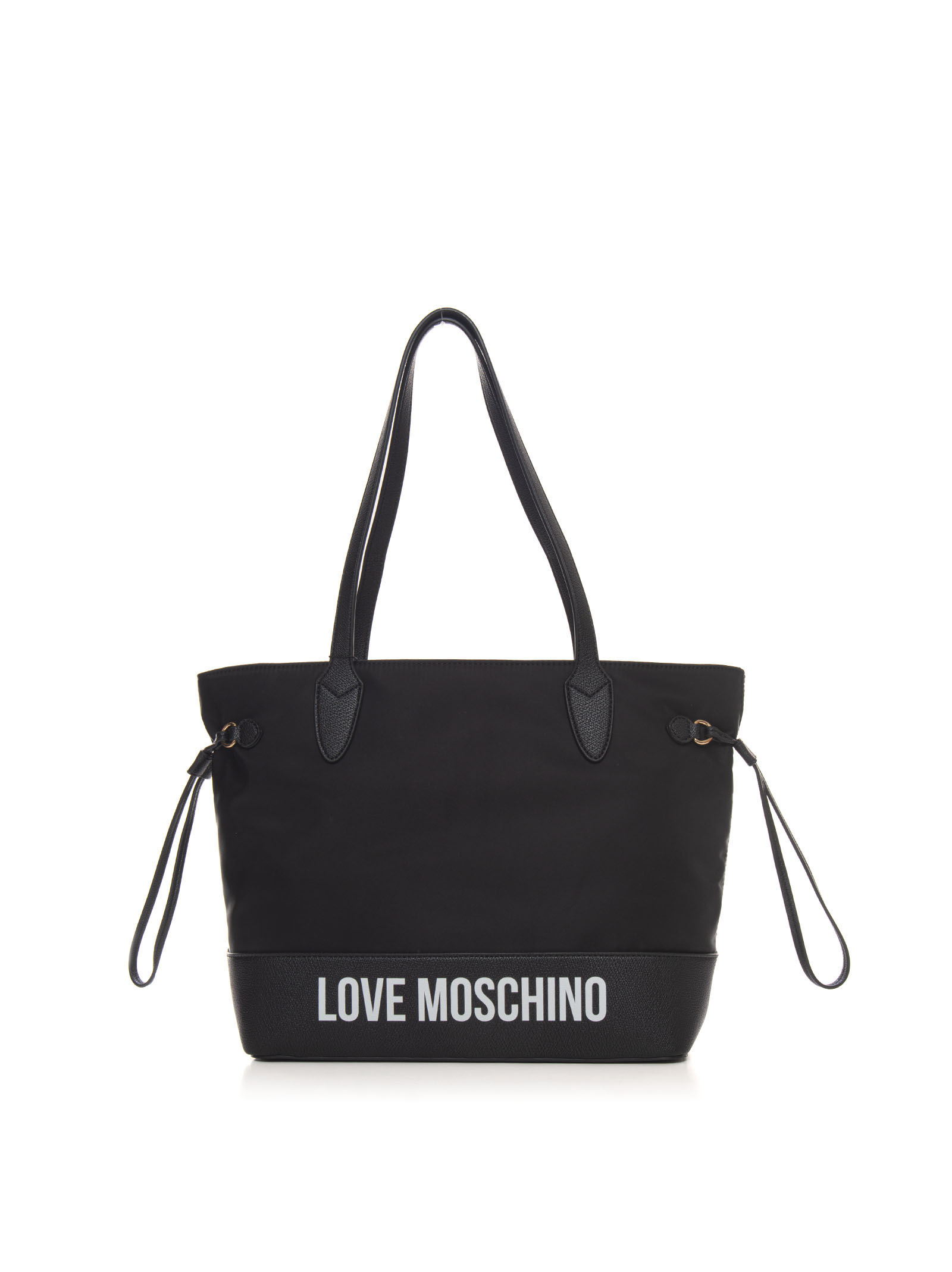Shop Love Moschino Shopper Bag In Black
