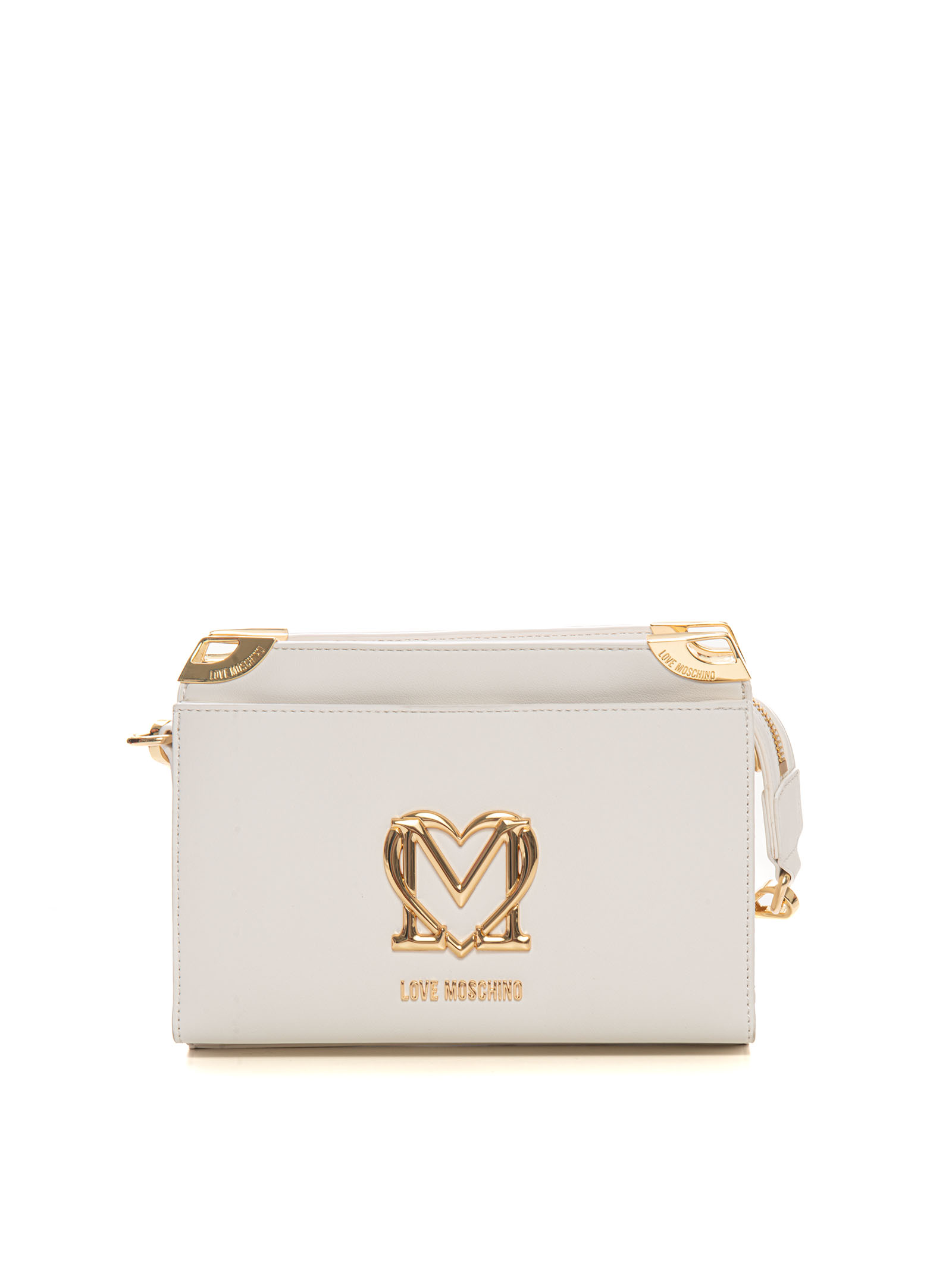 Shop Love Moschino Small Bag In White