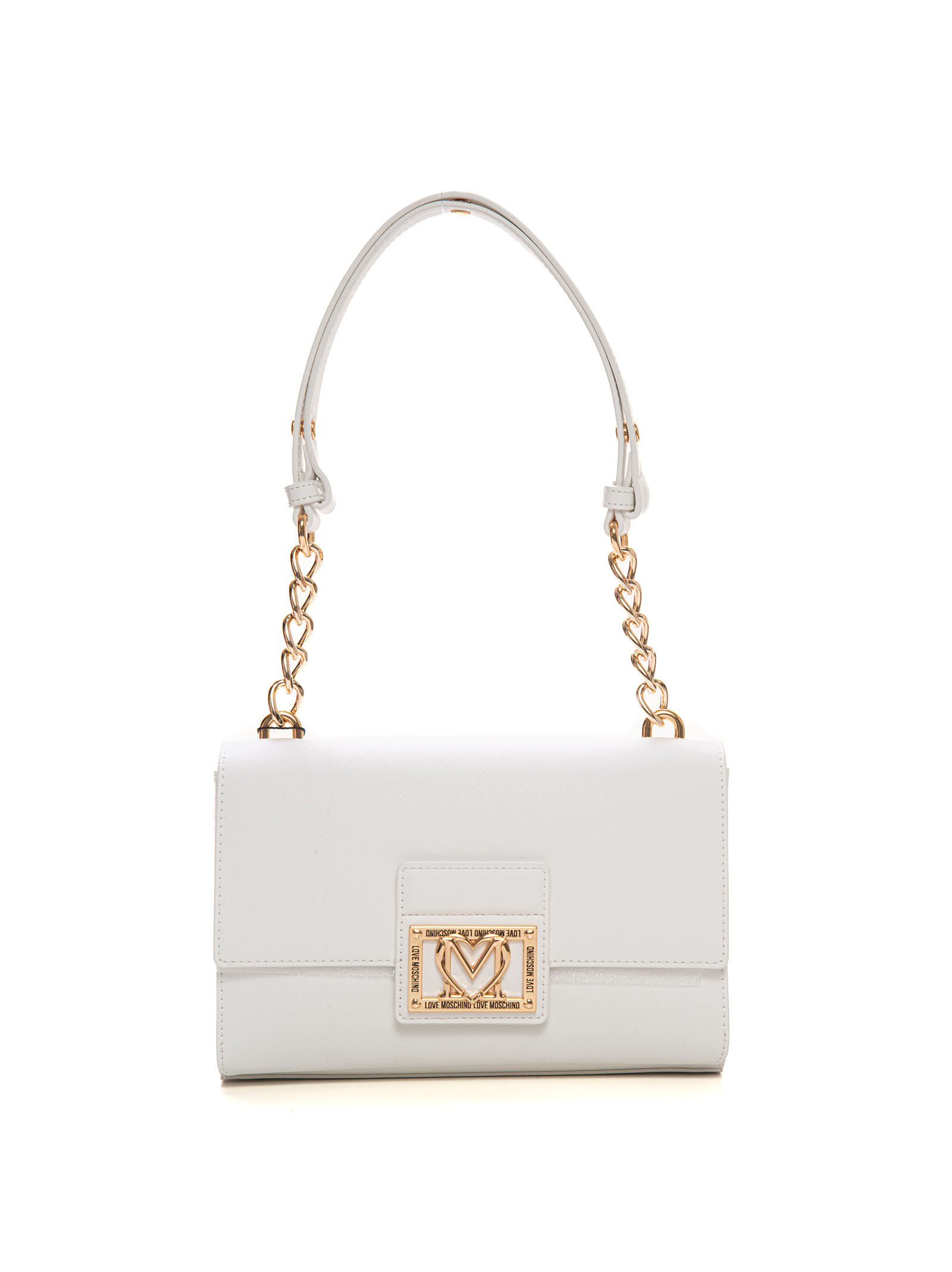 Shop Love Moschino Medium Size Bag In White