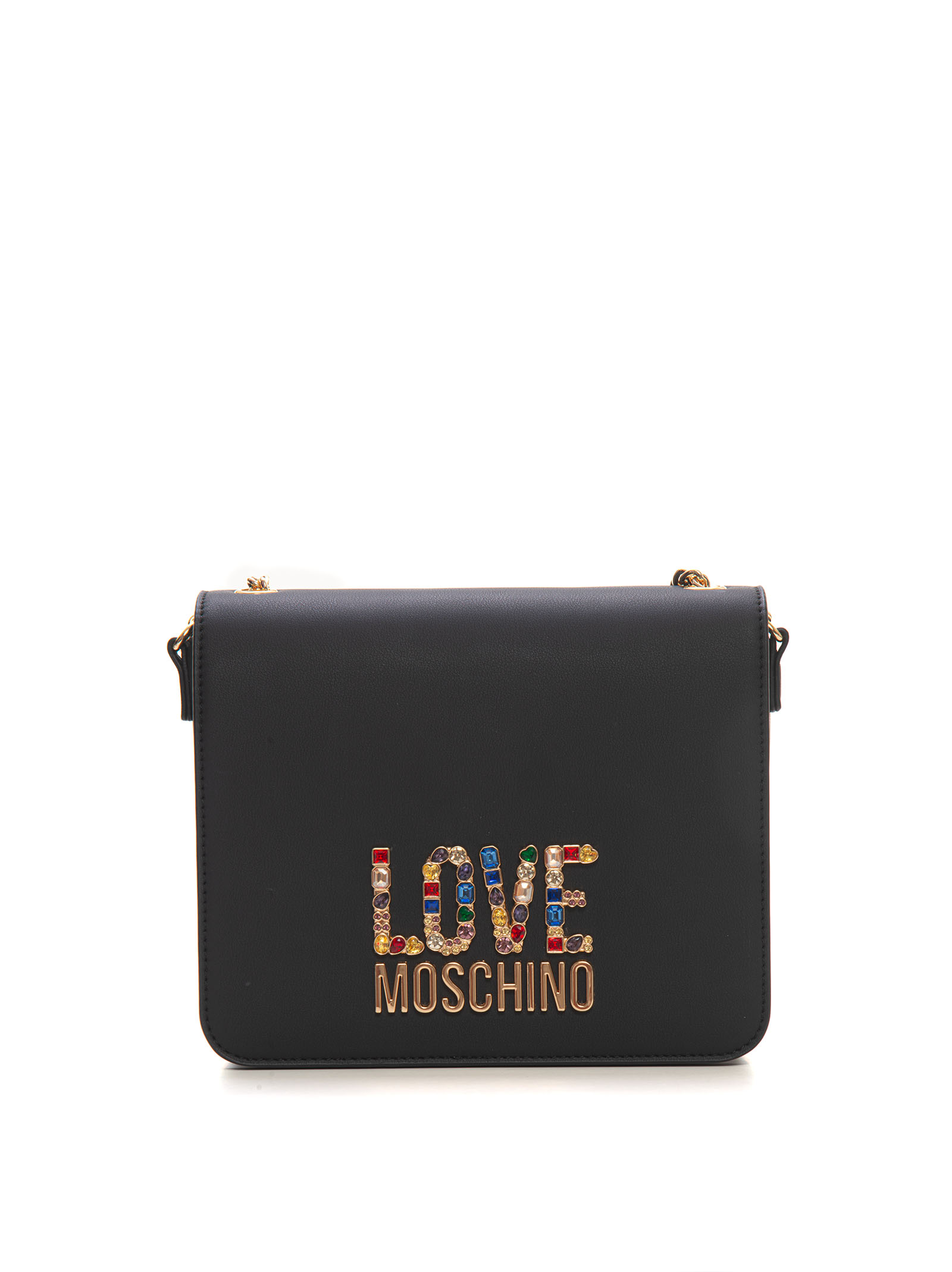 Shop Love Moschino Small Bag In Black