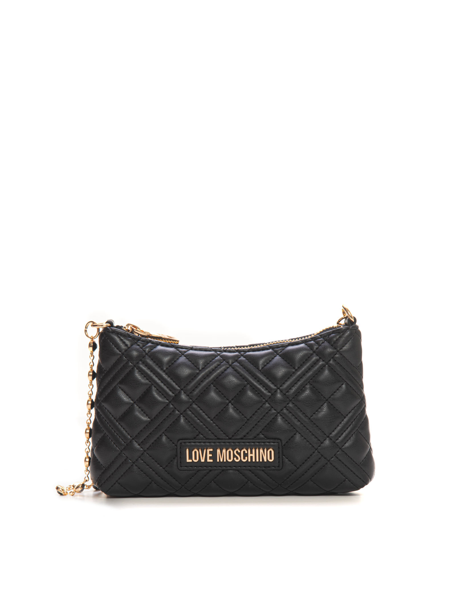 Shop Love Moschino Mini Bag In Black