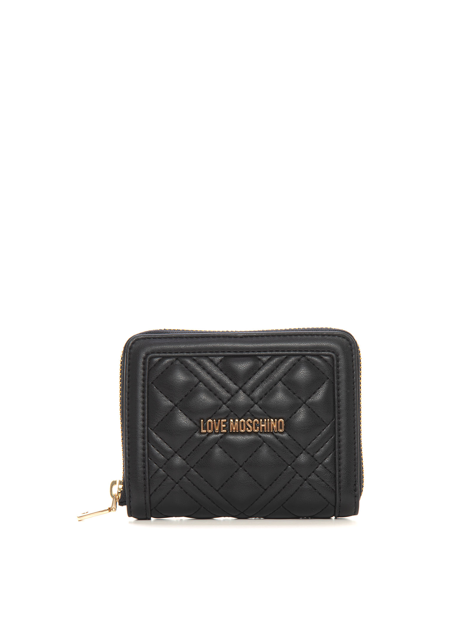Shop Love Moschino Wallet Small Size In Black