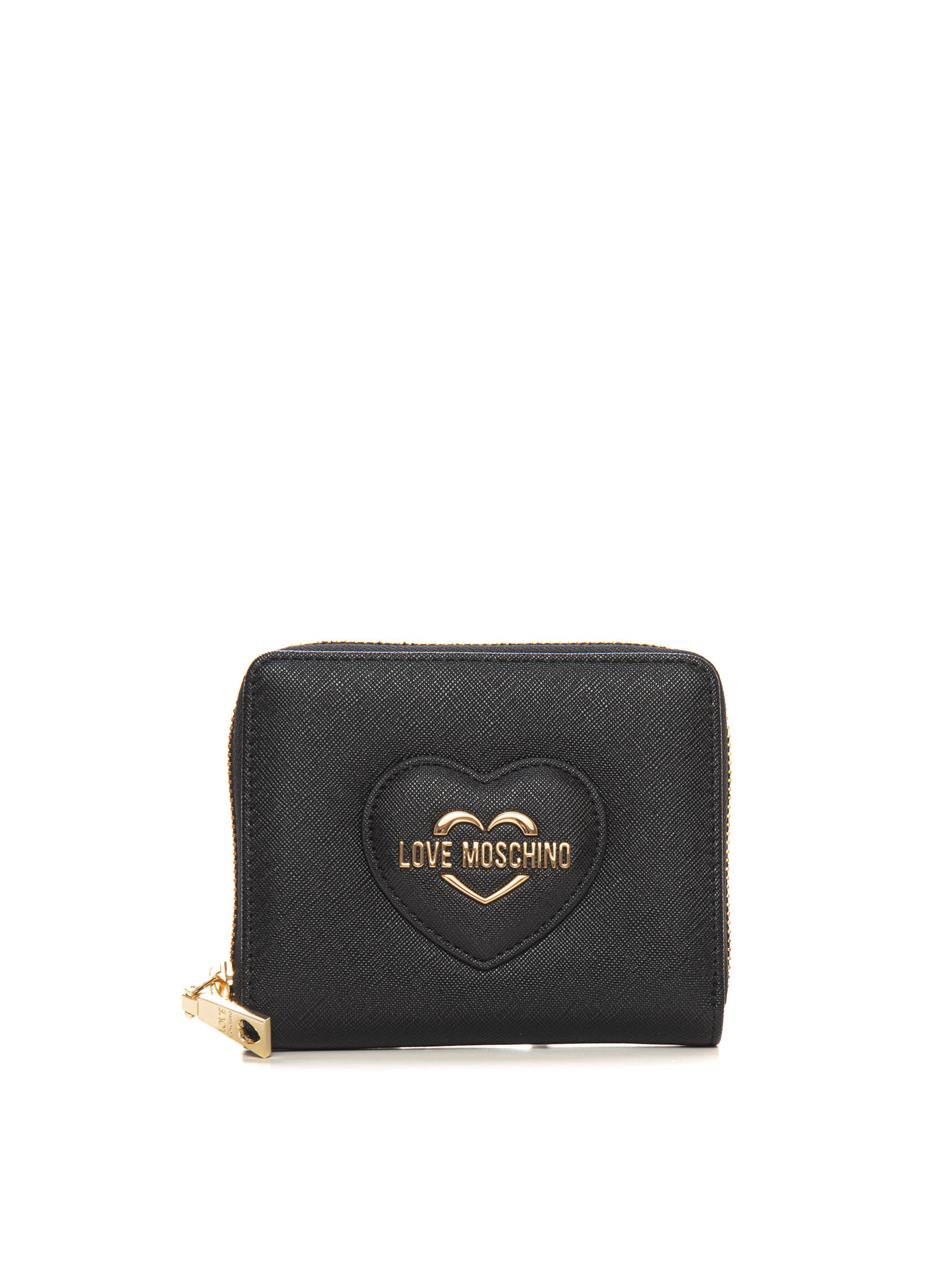 Shop Love Moschino Wallet Small Size In Black