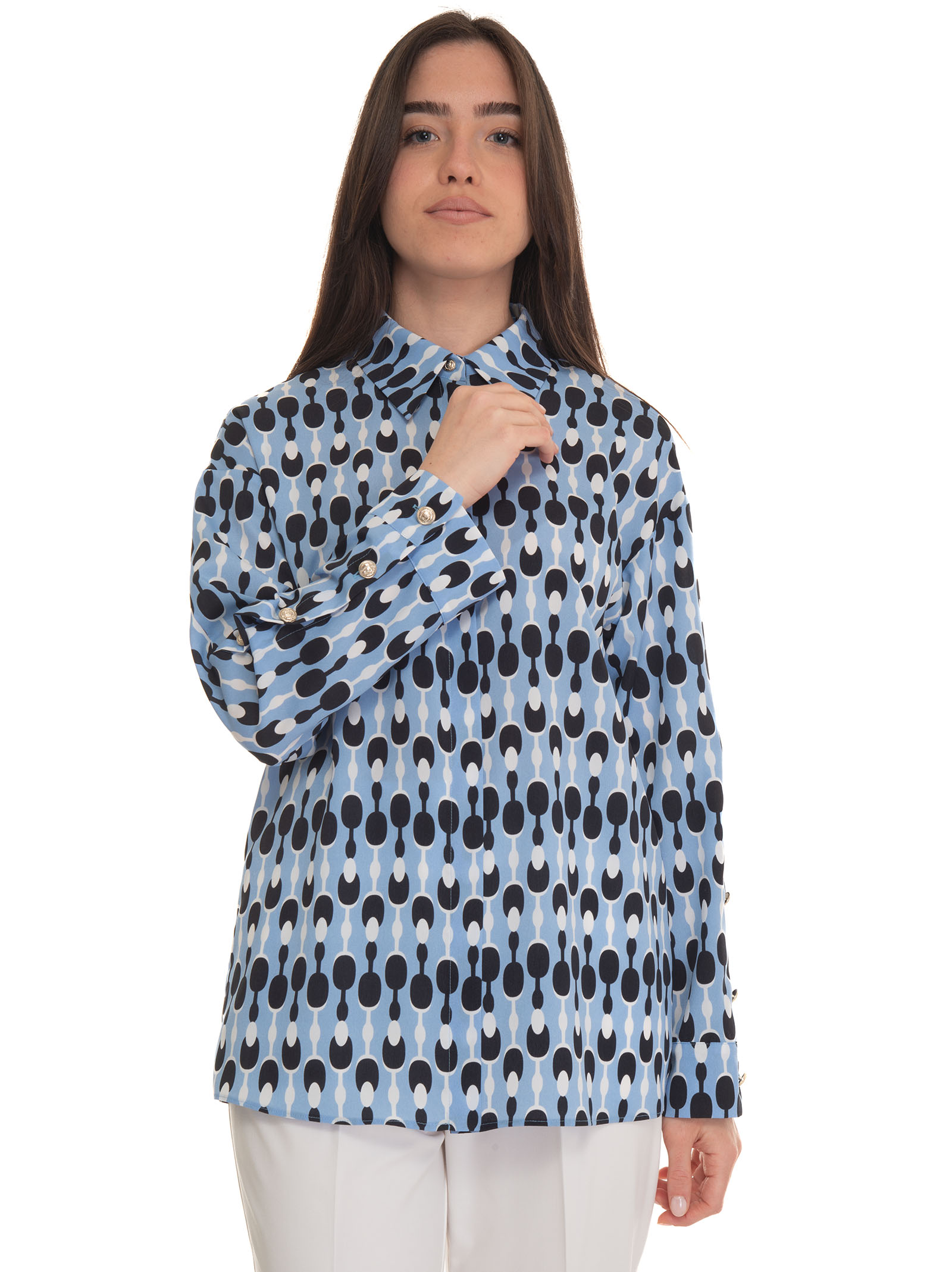 Shop Pennyblack Ettore Women's Soft Shirt In Azure