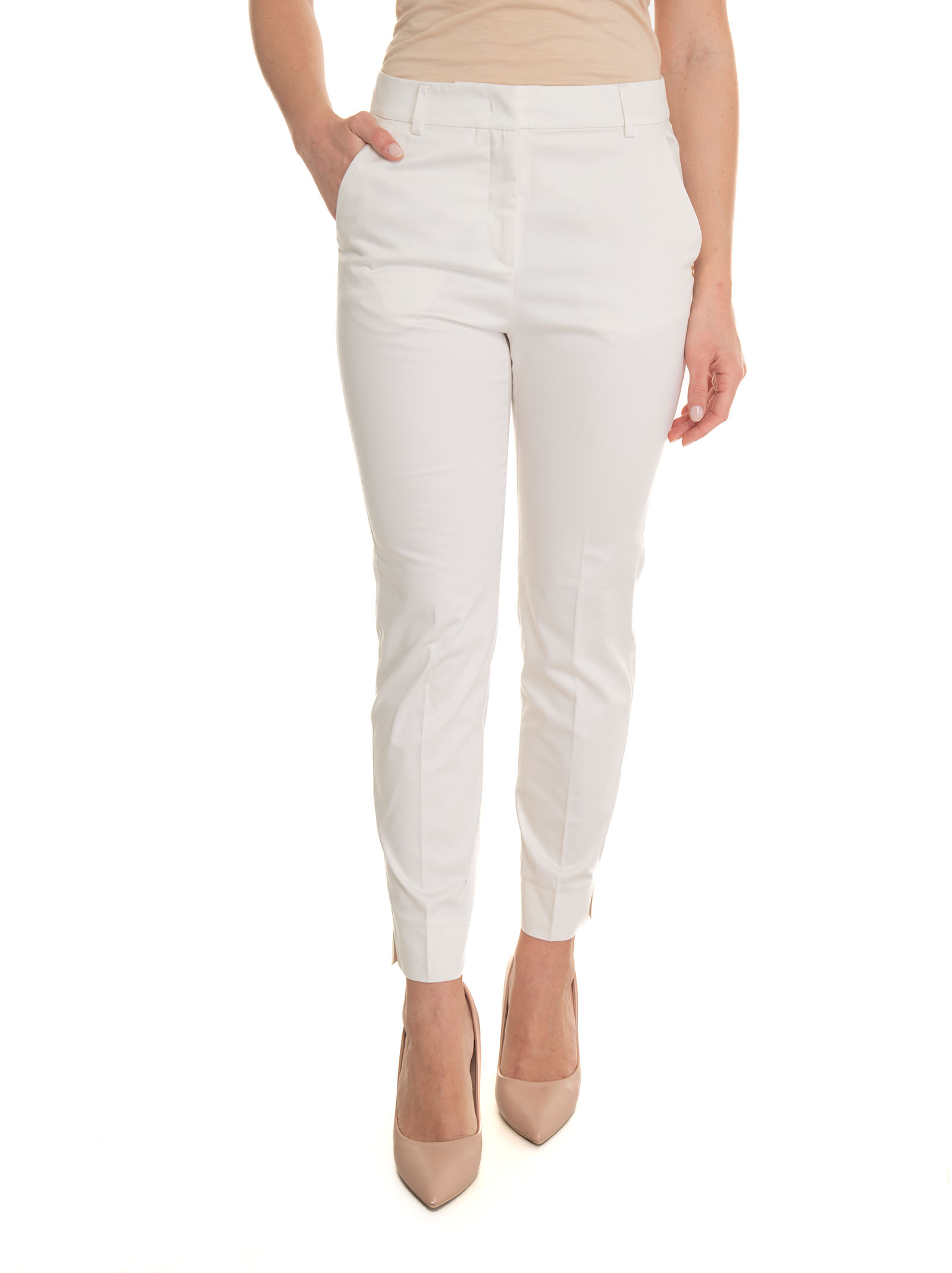 Shop Pennyblack Milly New York Style Trousers In Cream