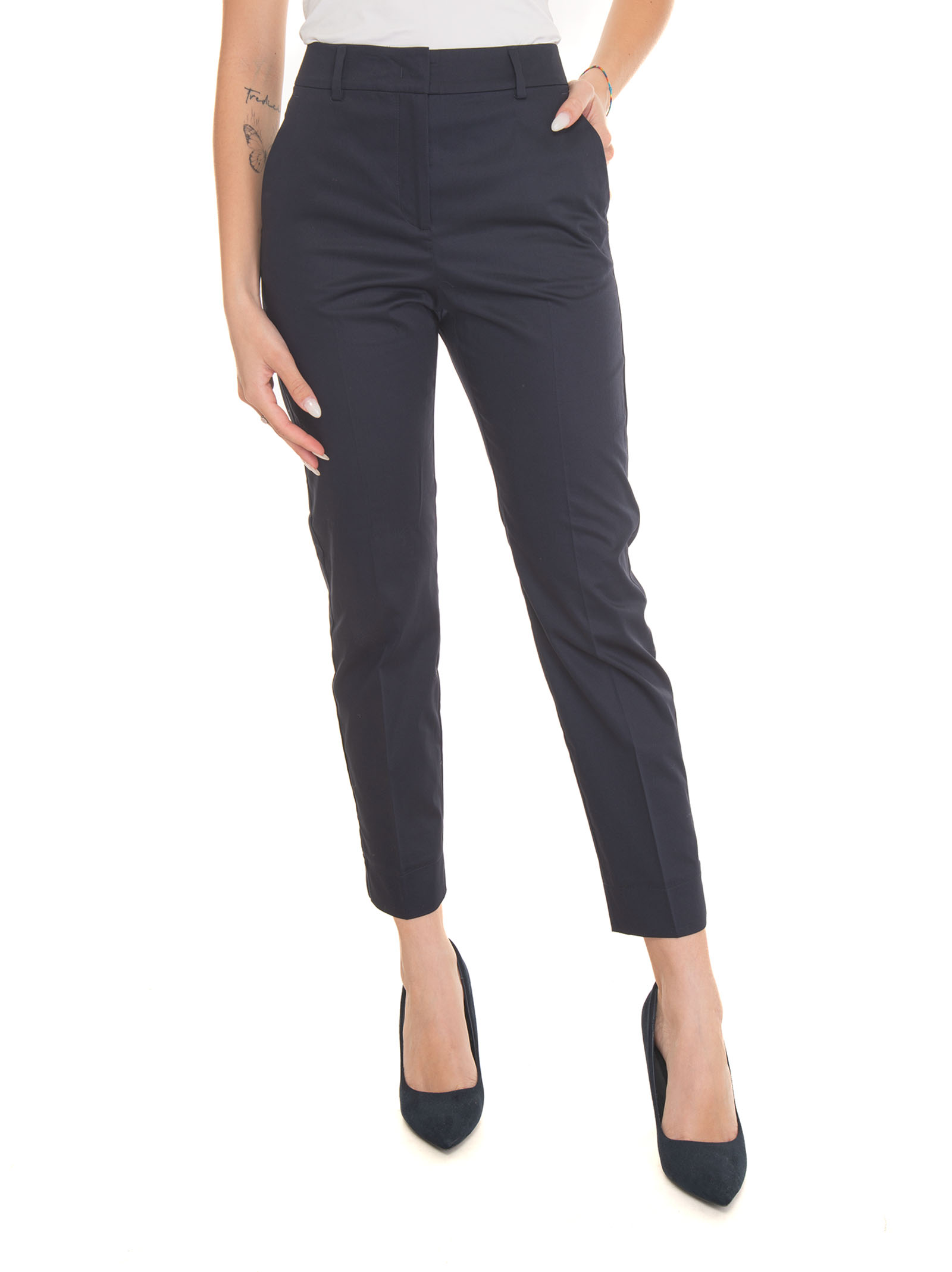 Shop Pennyblack Milly New York Style Trousers In Blue