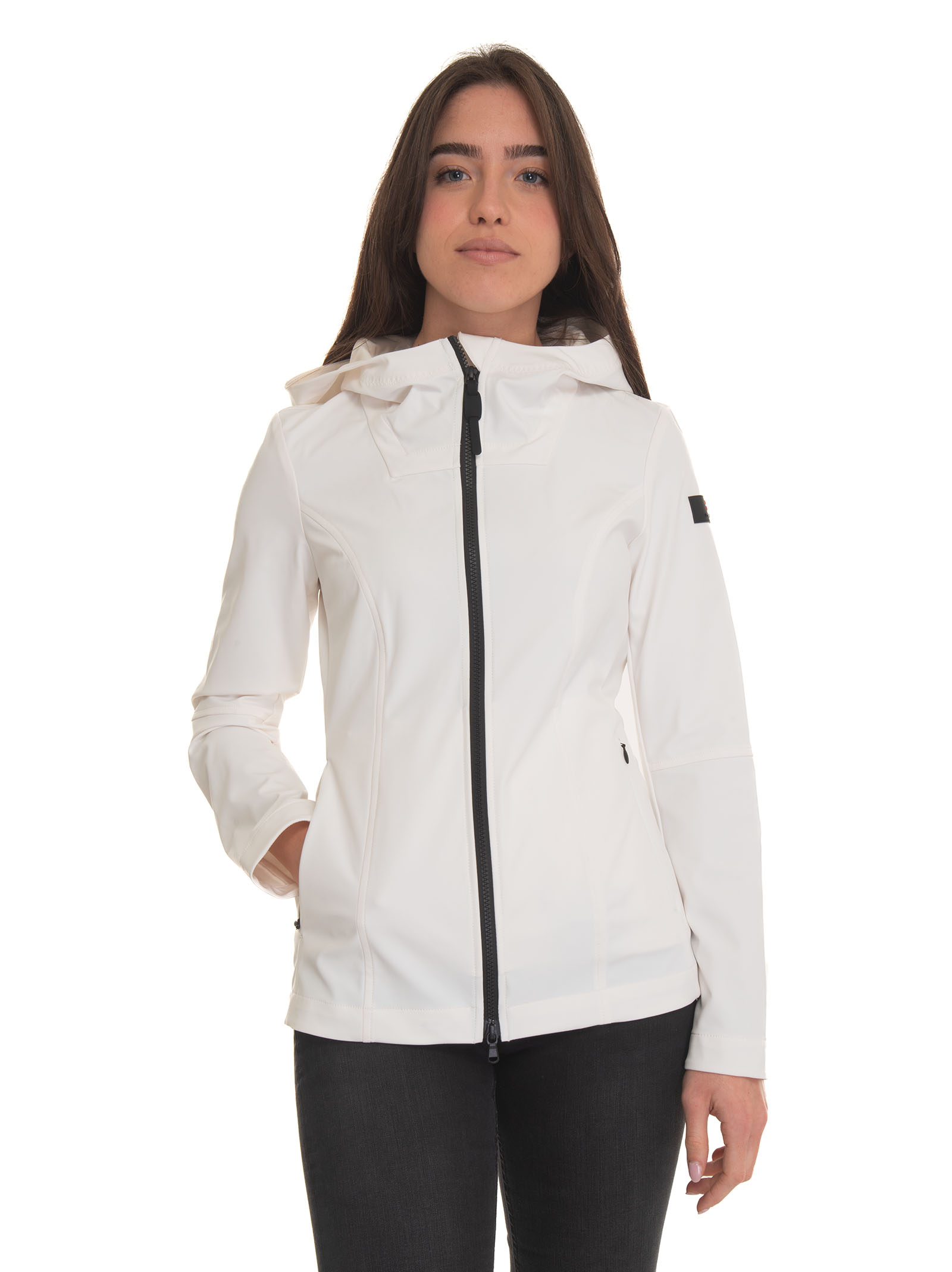 Peuterey Sulawatim Light-weight Harrington Jacket In White