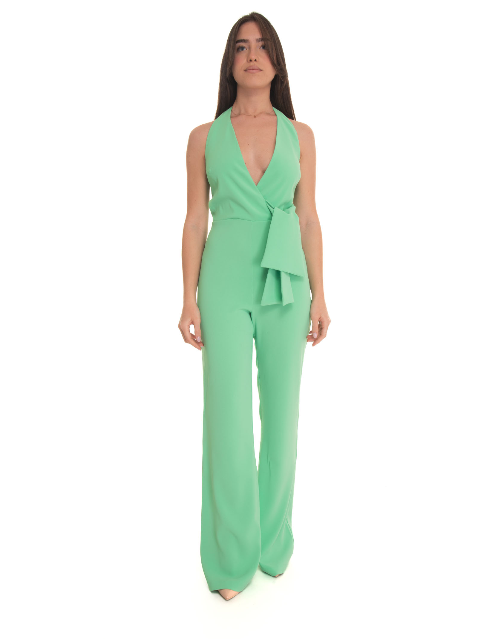 Shop Pinko Extradry Jumpsuit In Green