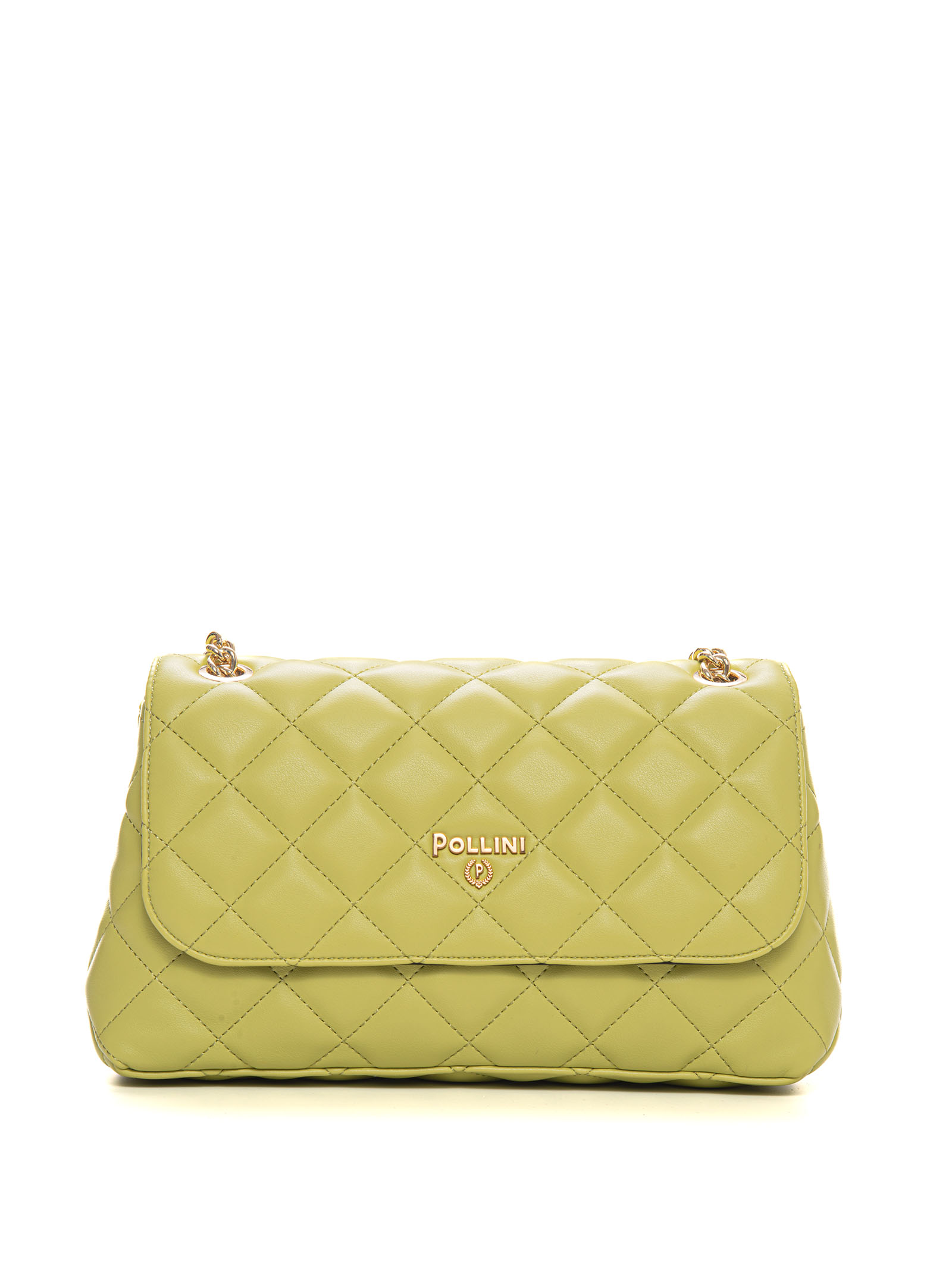 Pollini Grande Chanel Chanel Style Bag In Lime