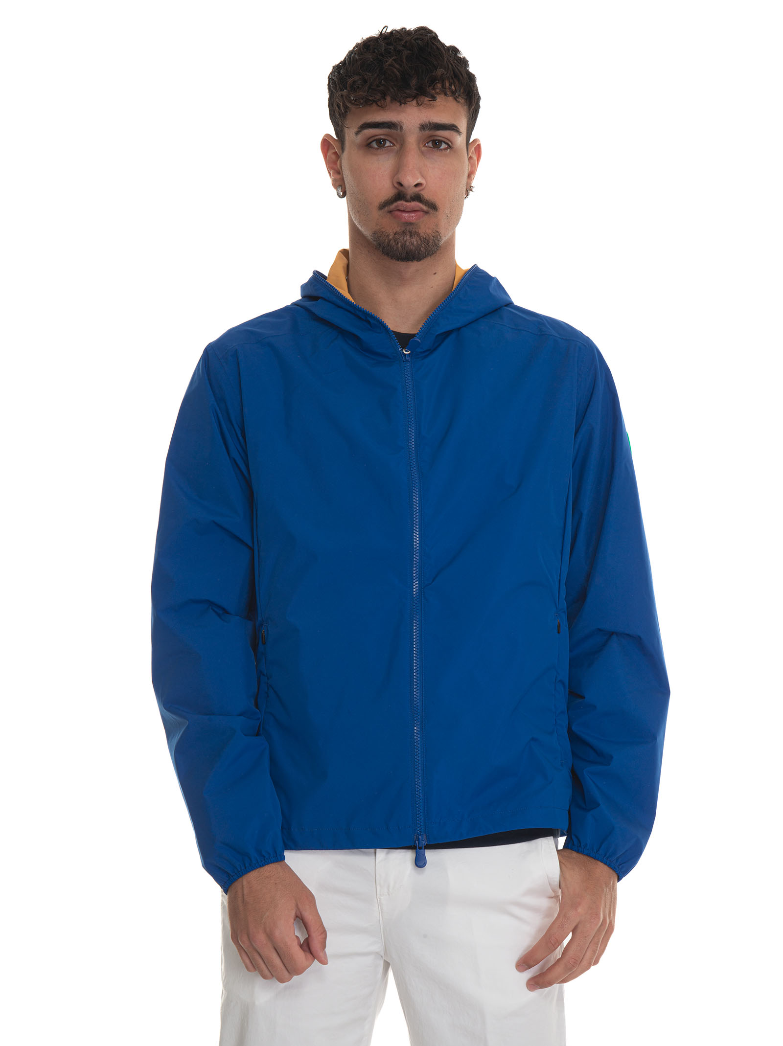 Shop Save The Duck Zayn Extra-light Windproof Jacket In Cornflower Blue