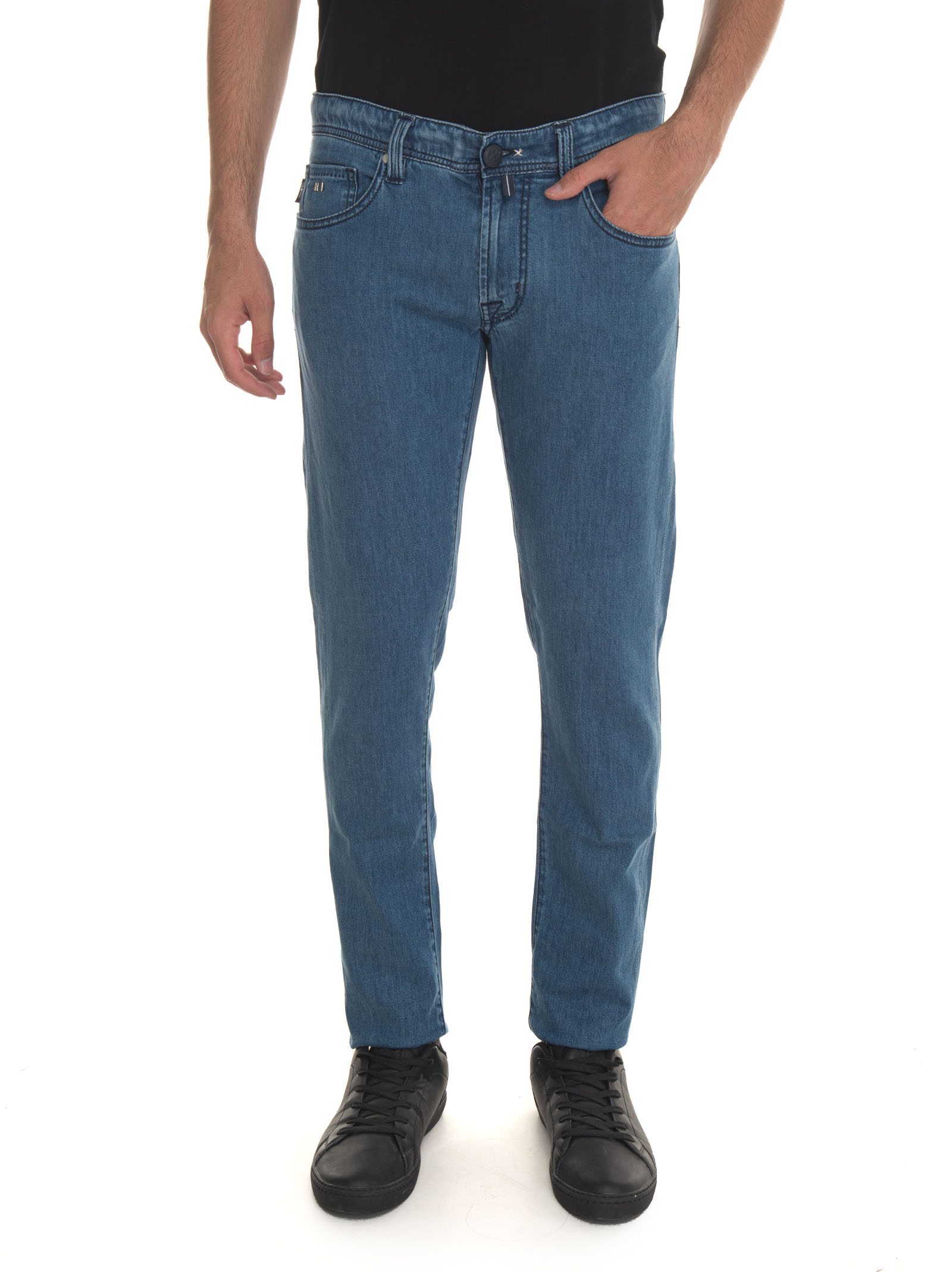 Shop Tramarossa Leonardo 5 Pocket Denim Jeans In Medium Denim