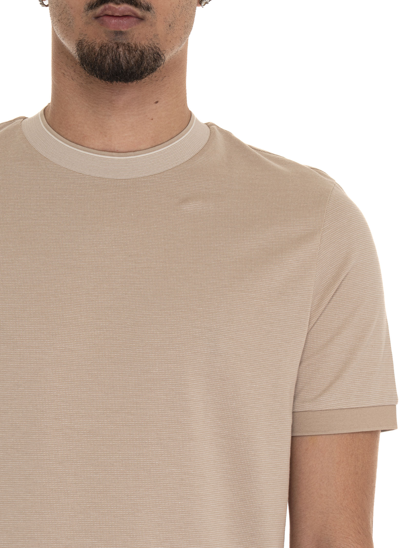  T-shirt Girocollo Mezza Manica H-tessler145 