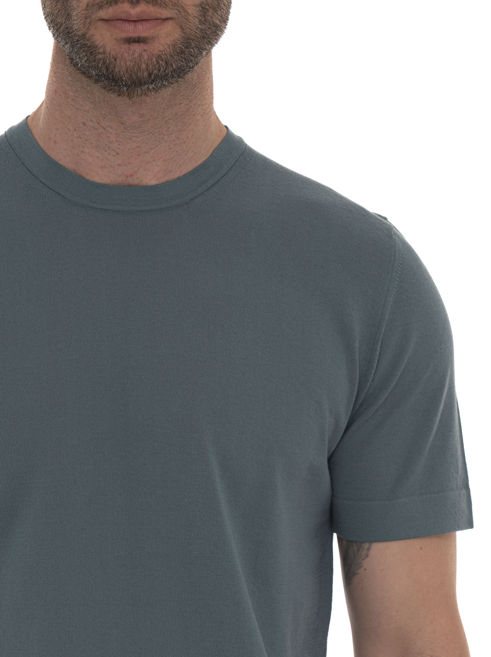  T-shirt In Maglina Cottoncrepe 
