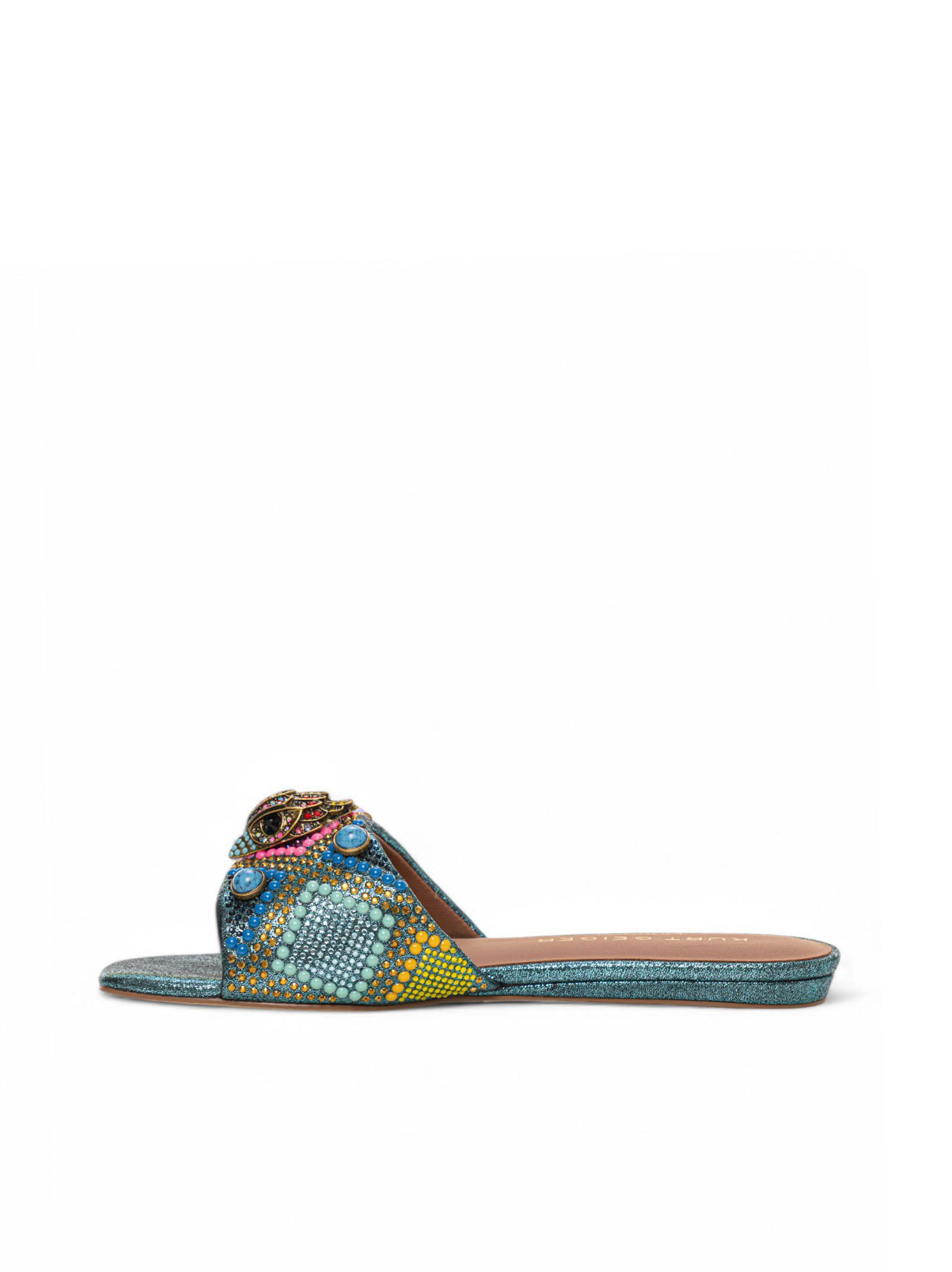  Sandalo A Fascia In Pelle 