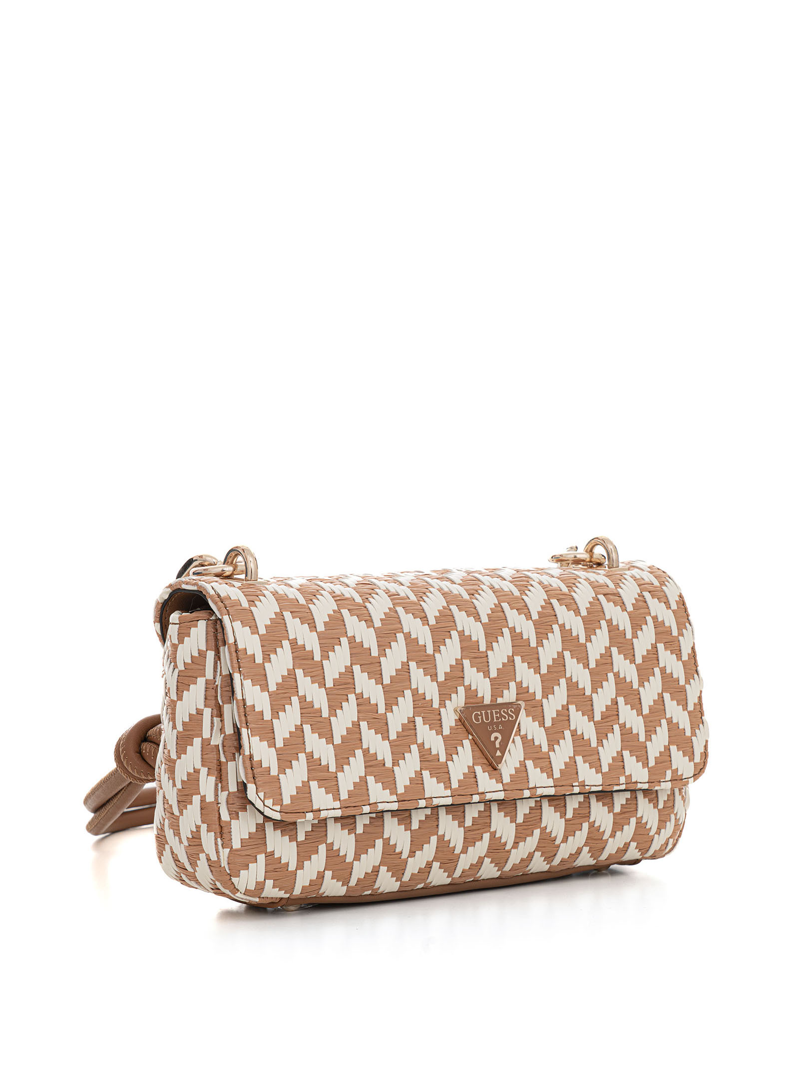  Borsa Piccola Tessi Flap Shoulder Bag 