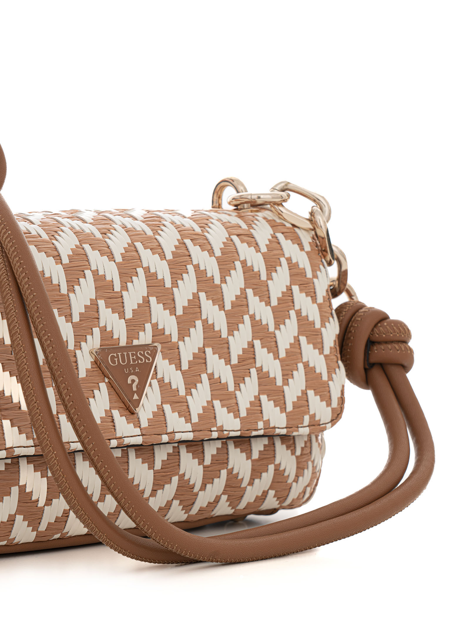  Borsa Piccola Tessi Flap Shoulder Bag 
