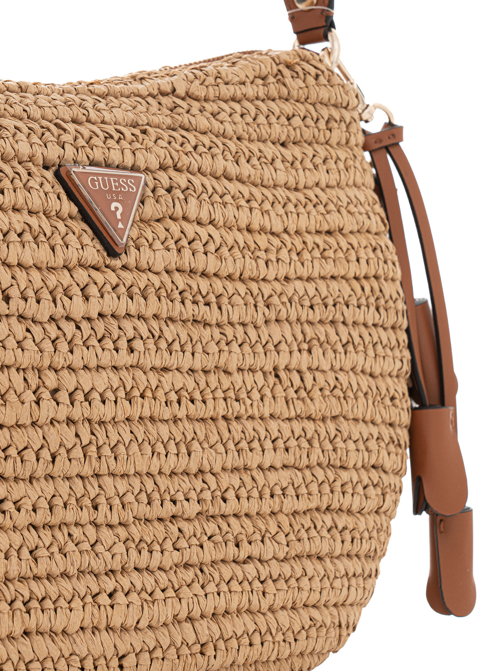  Borsa In Rafia Ofelia Hobo Shoulder Bag 